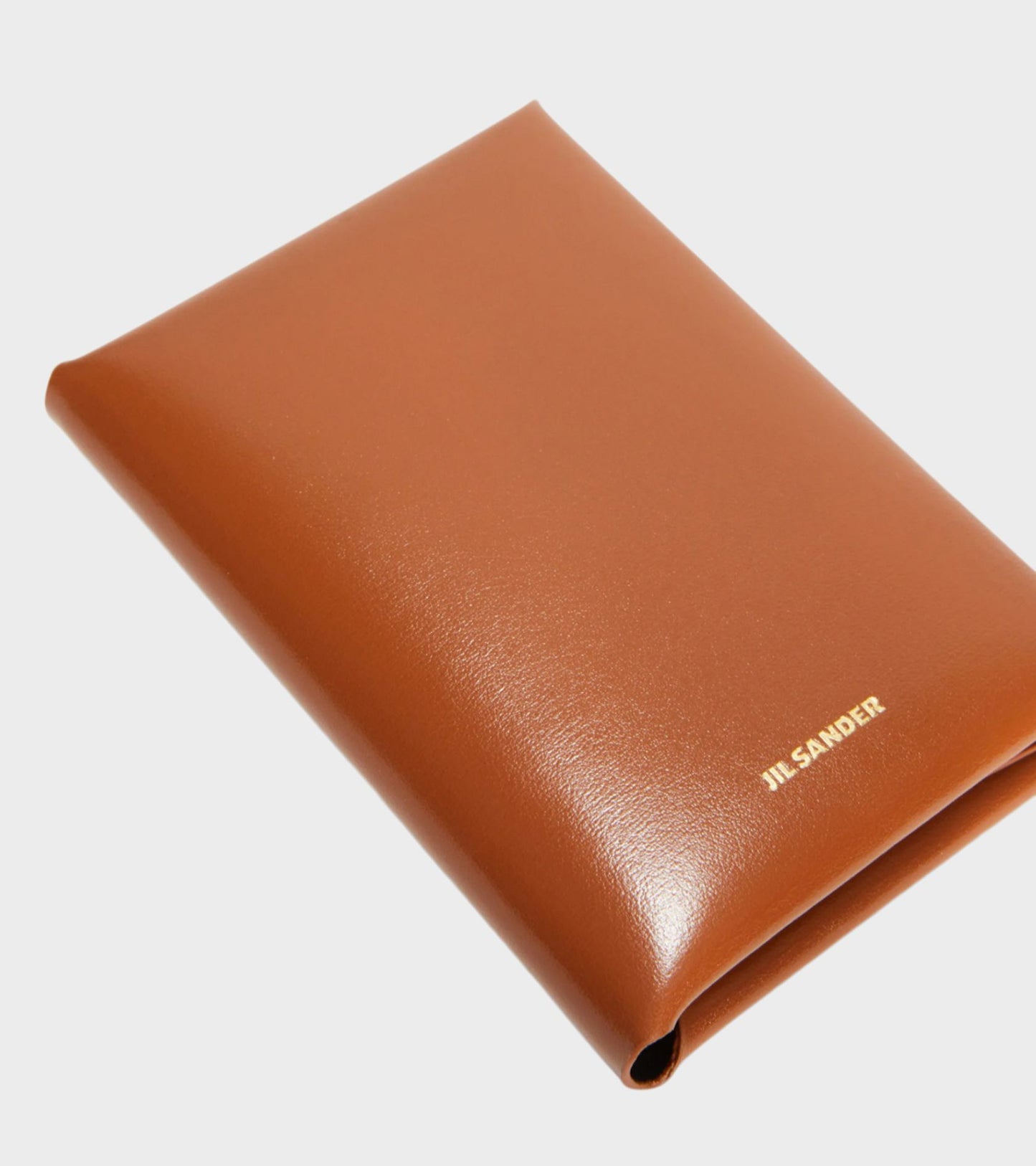Folded Passport Holder Tan