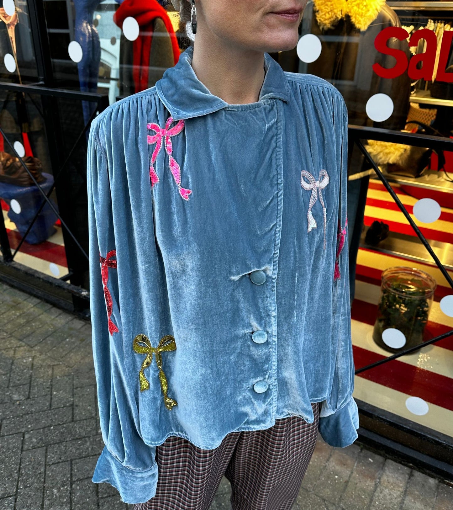 Bonsai Bow Shirt Blue