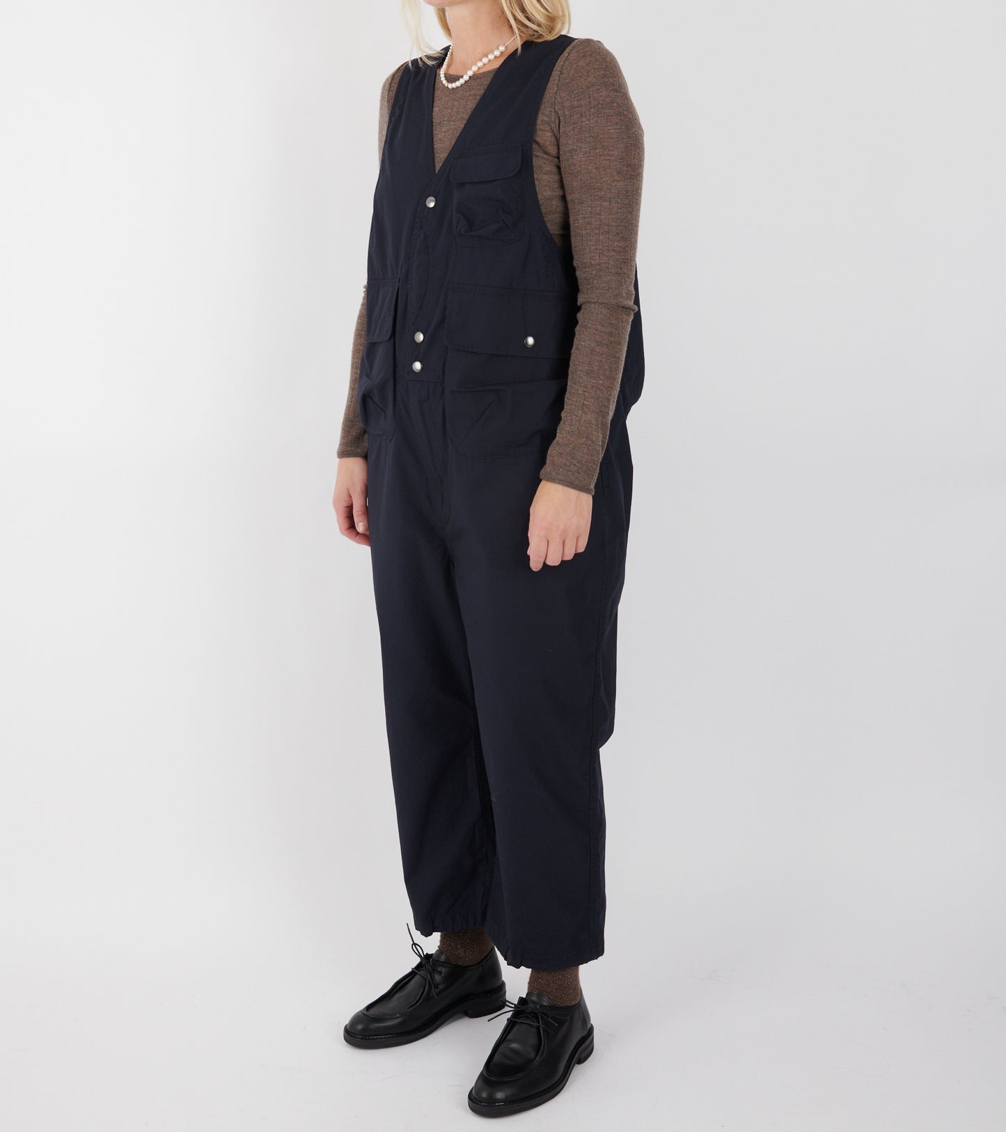 Cotton Overalls Dark Navy