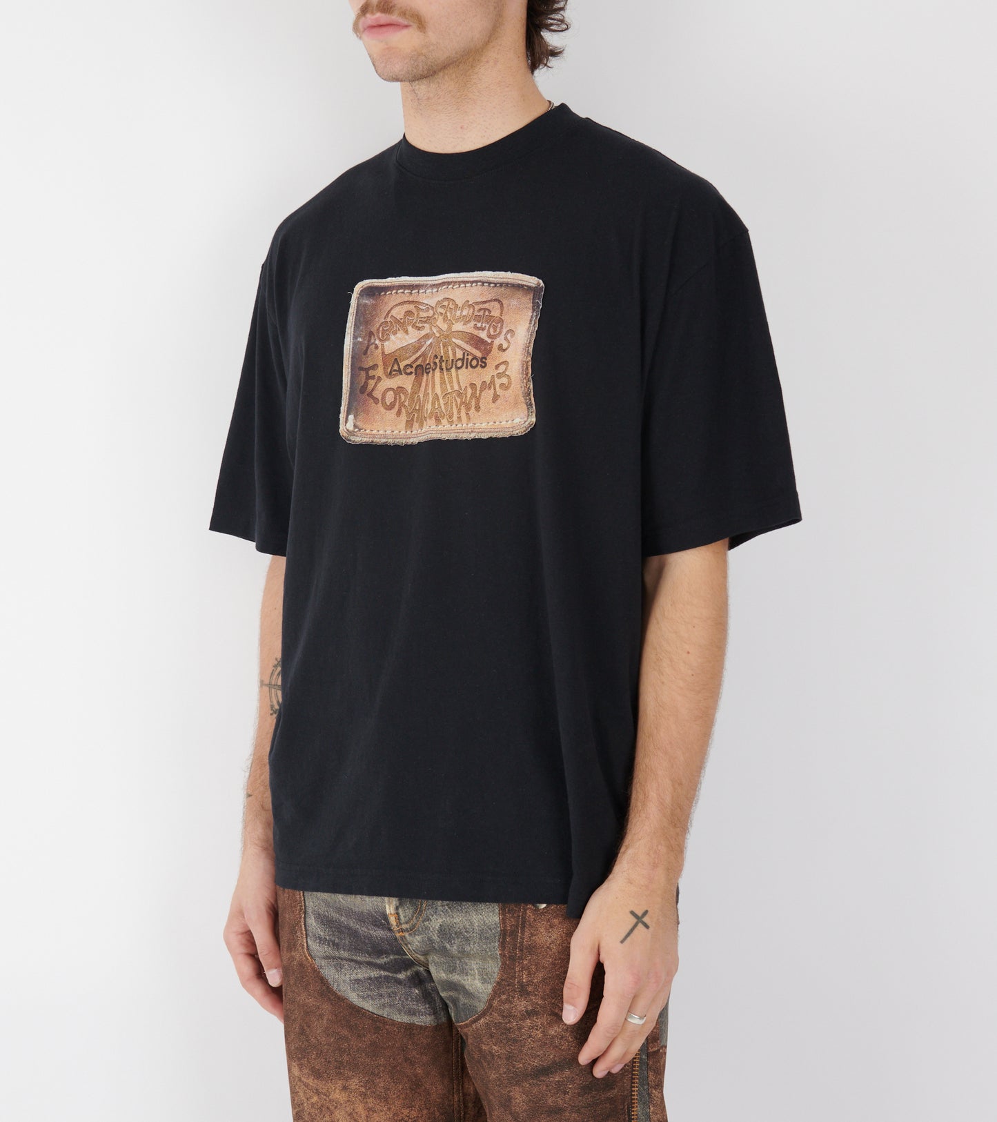 Logo T-shirt Faded Black