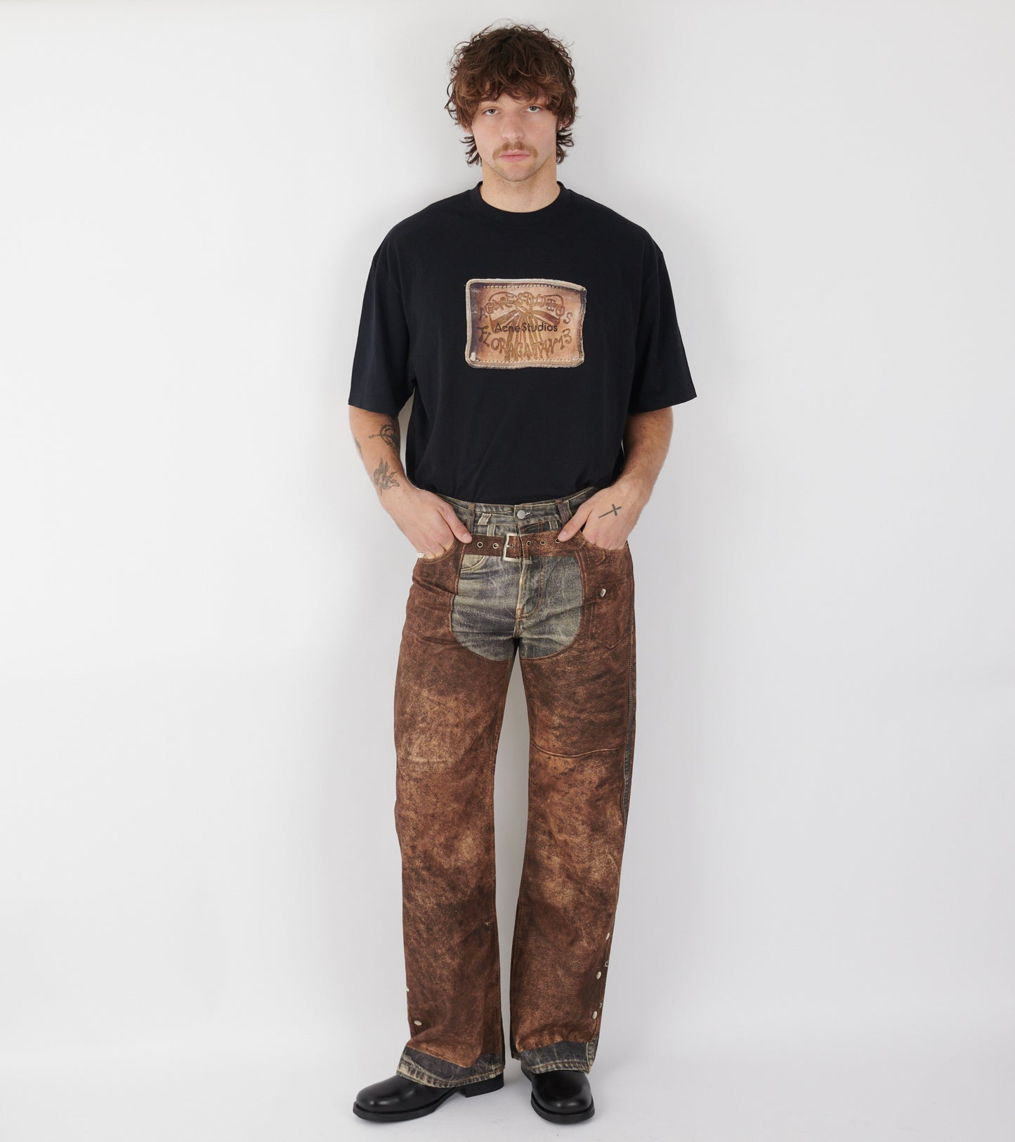 Logo T-shirt Faded Black