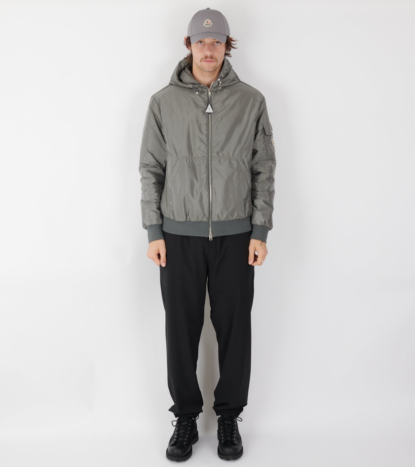 Poiliot Hooded Down Jacket Grey
