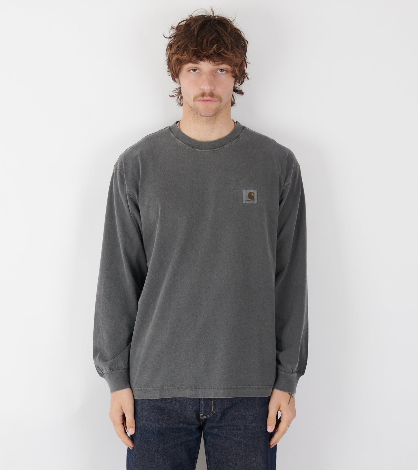 L/S Vista T-shirt Garment Dyed Black