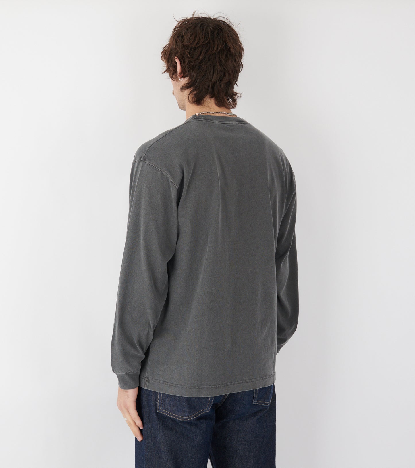 L/S Vista T-shirt Garment Dyed Black