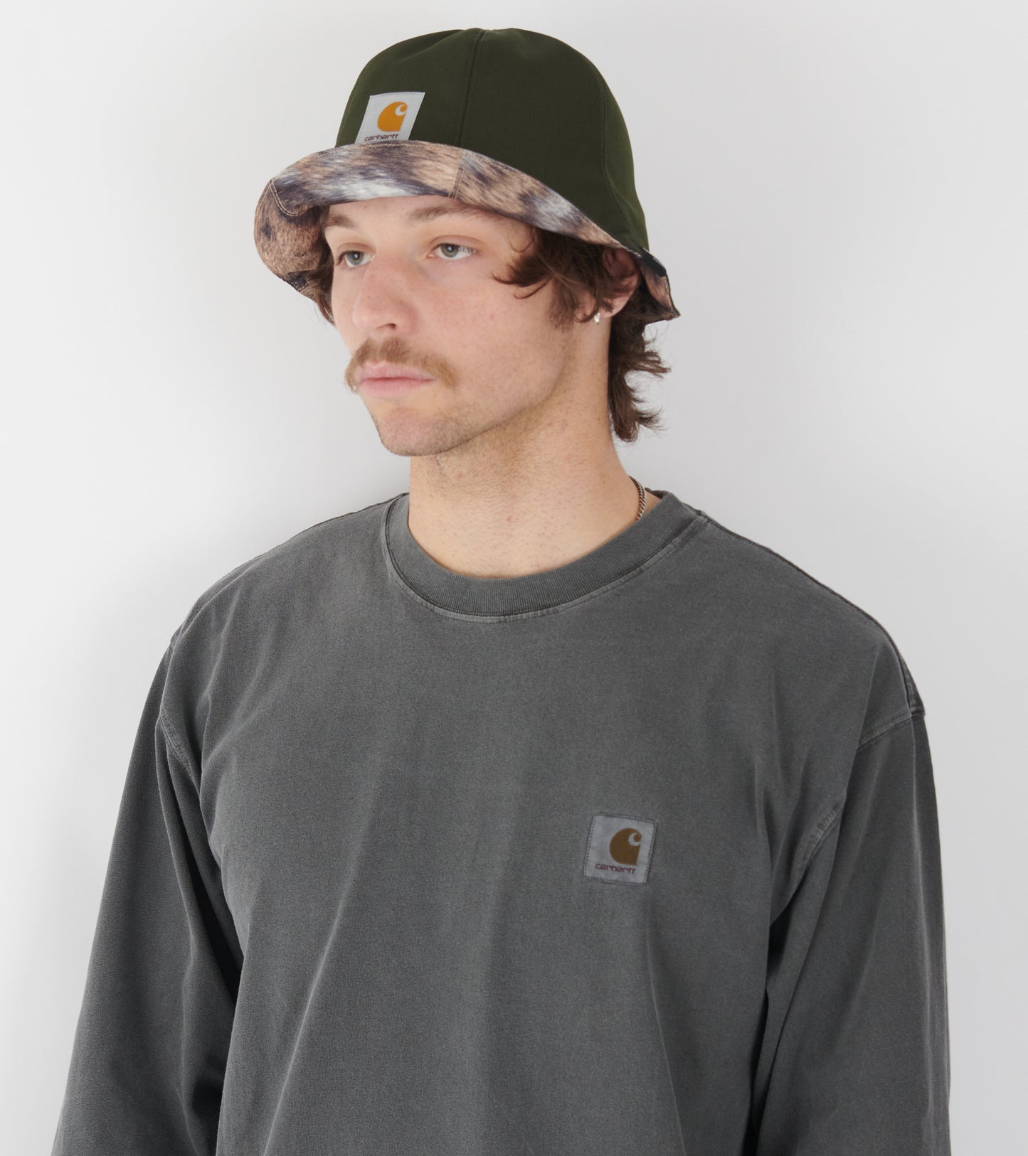 Cordura Sauna Hat Olive/Wild Dog Print