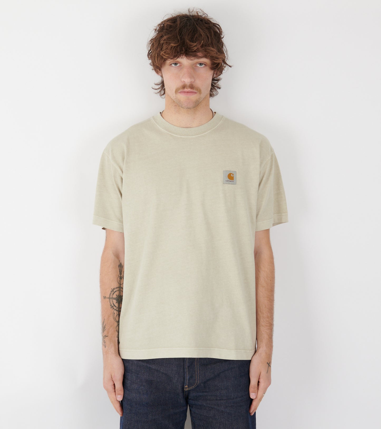 S/S Vista T-shirt Garment Dyed Fleur De Sel