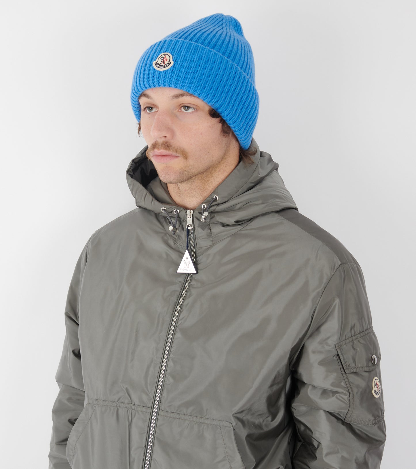 Wool & Cashmere Beanie Light Blue