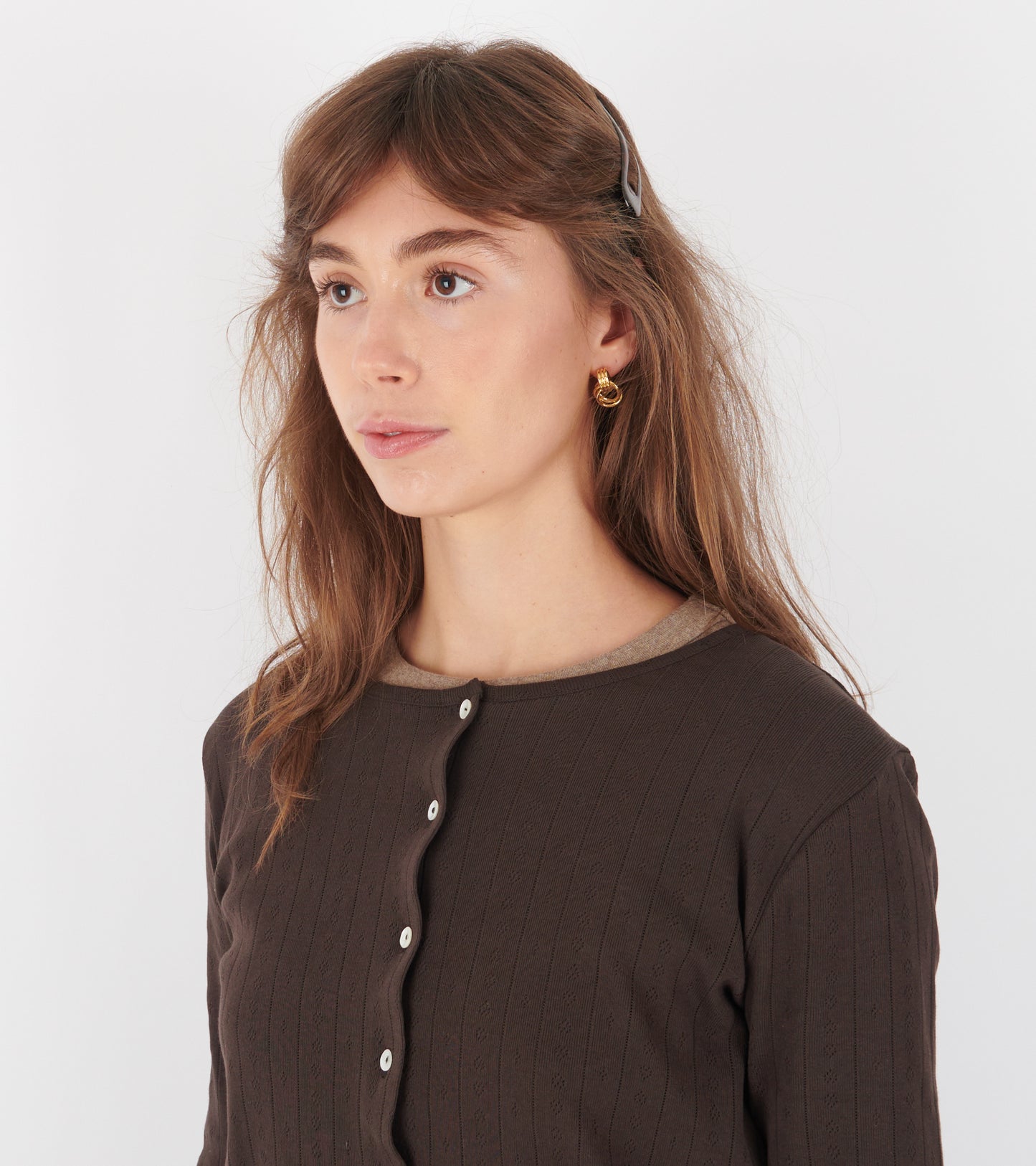 Triplet Earring Gold