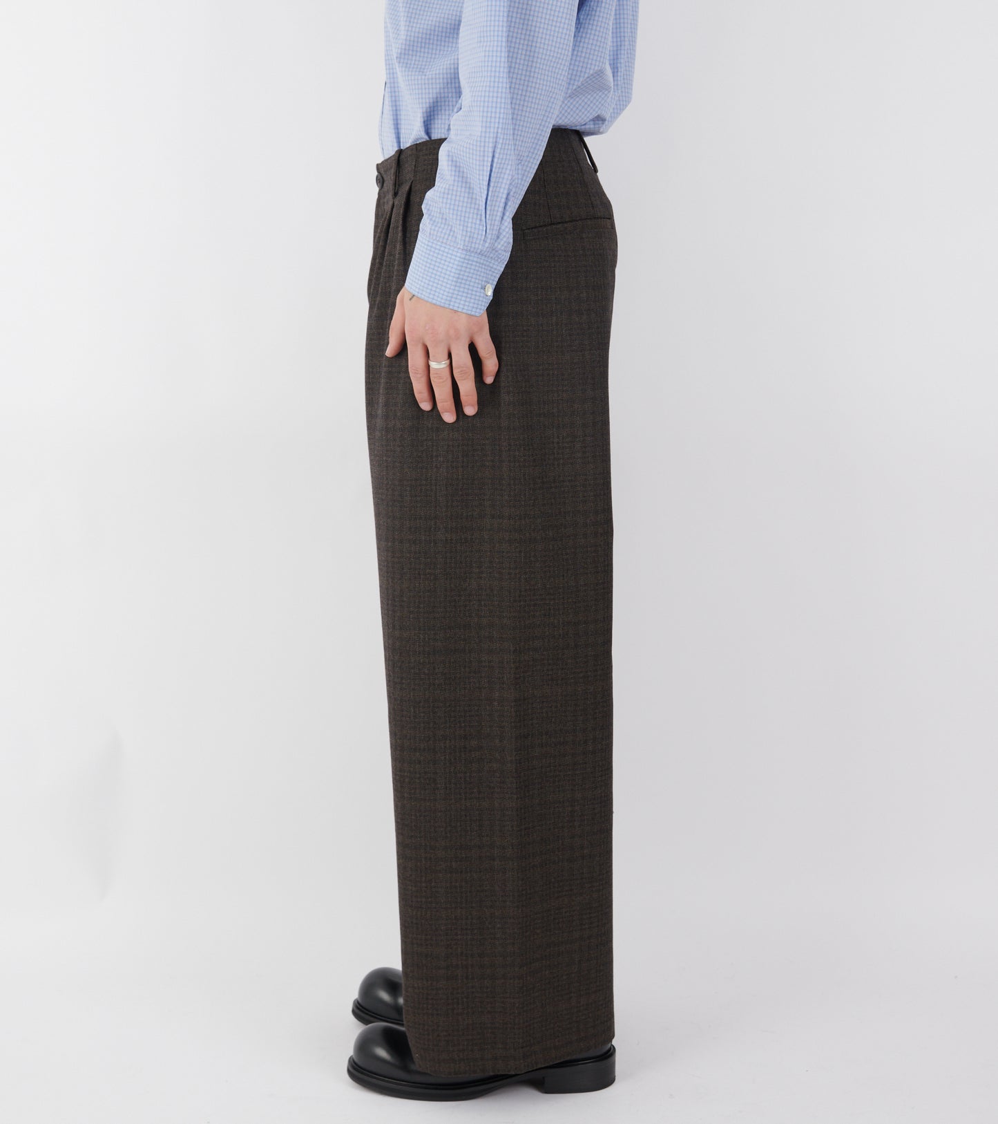 Bridge Chino Brown Dunmore Check