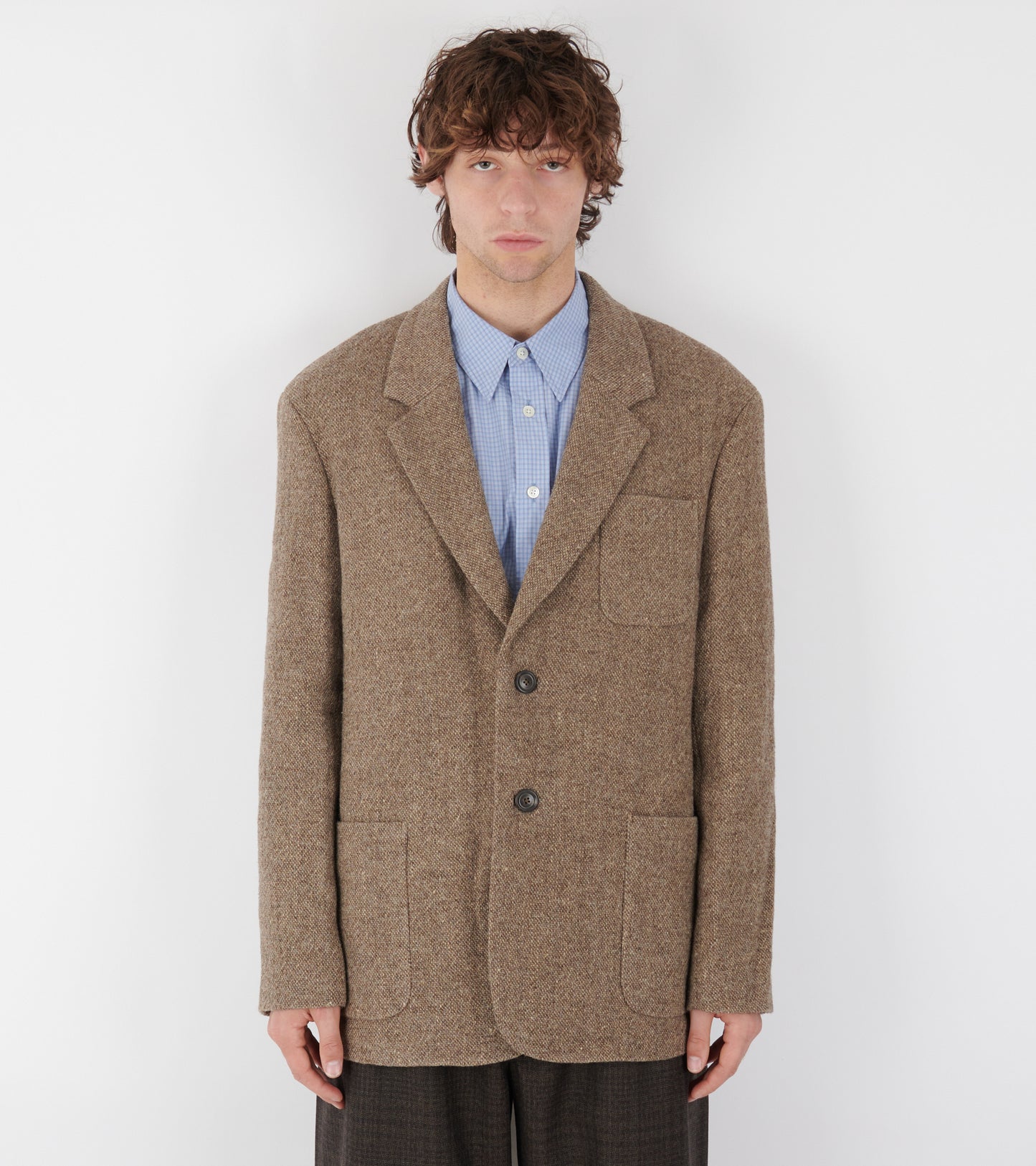 Embrace Blazer Natural Brown Sack Weave