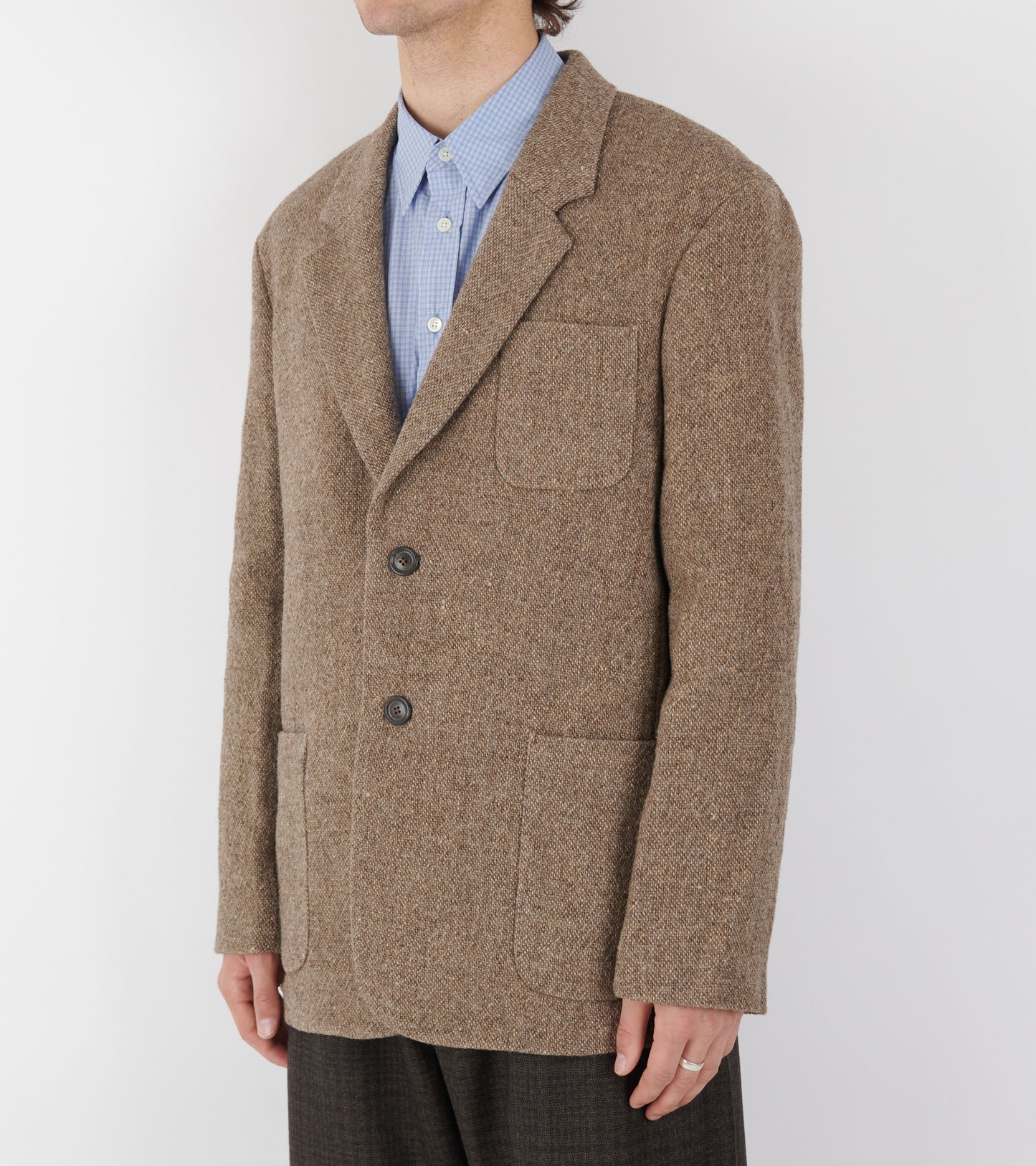 Embrace Blazer Natural Brown Sack Weave