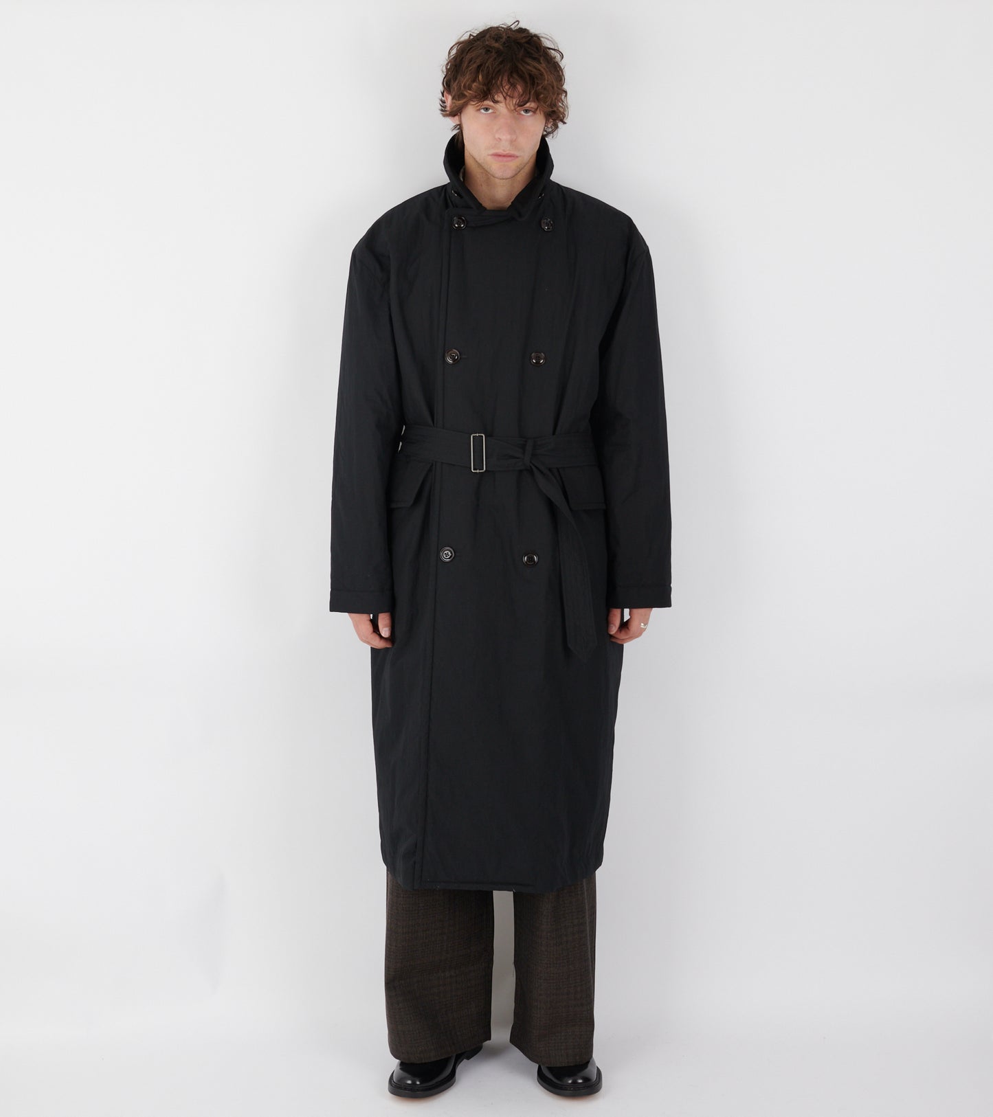Duvet Trench Black Tide Cotton Nylon