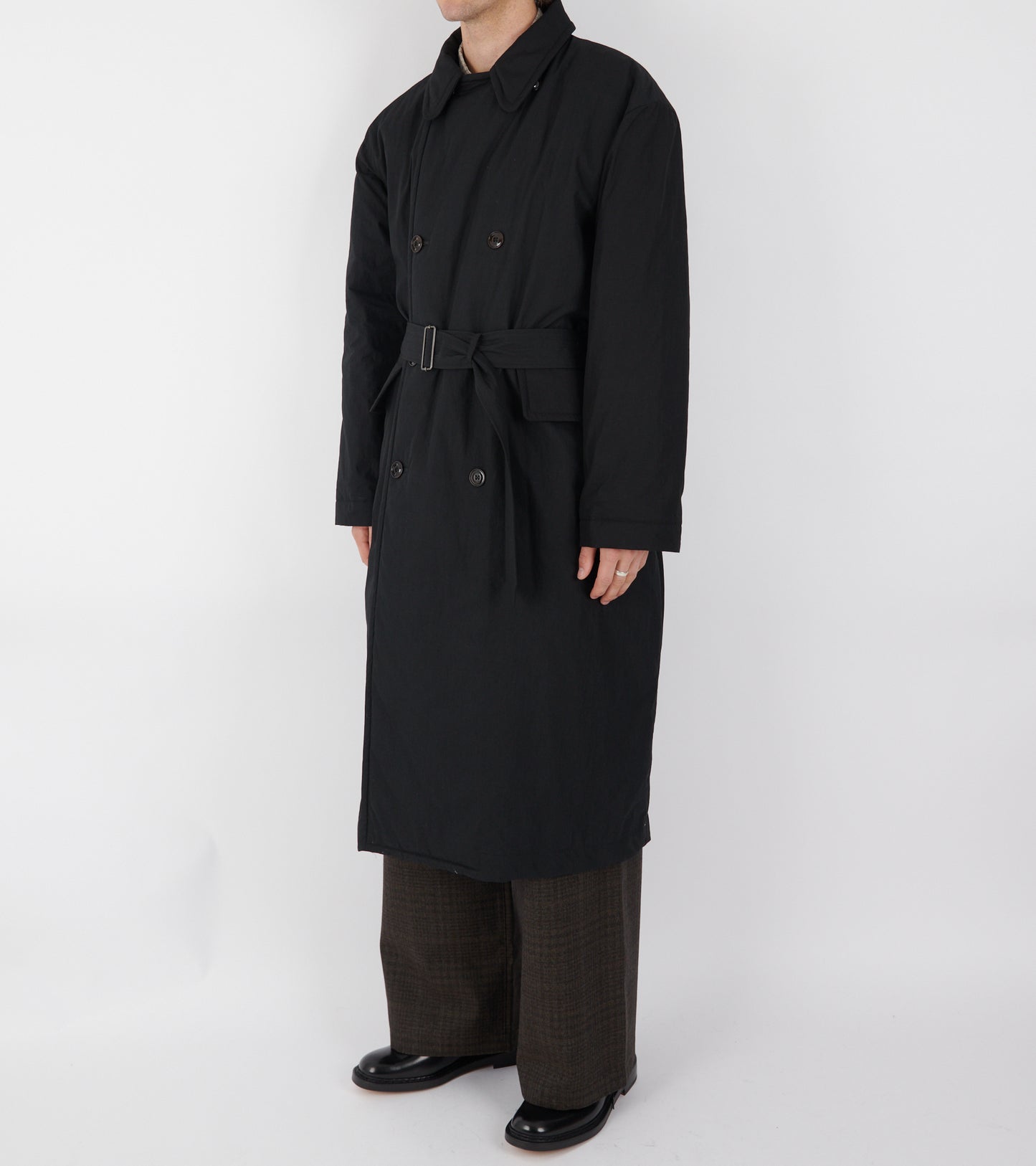 Duvet Trench Black Tide Cotton Nylon