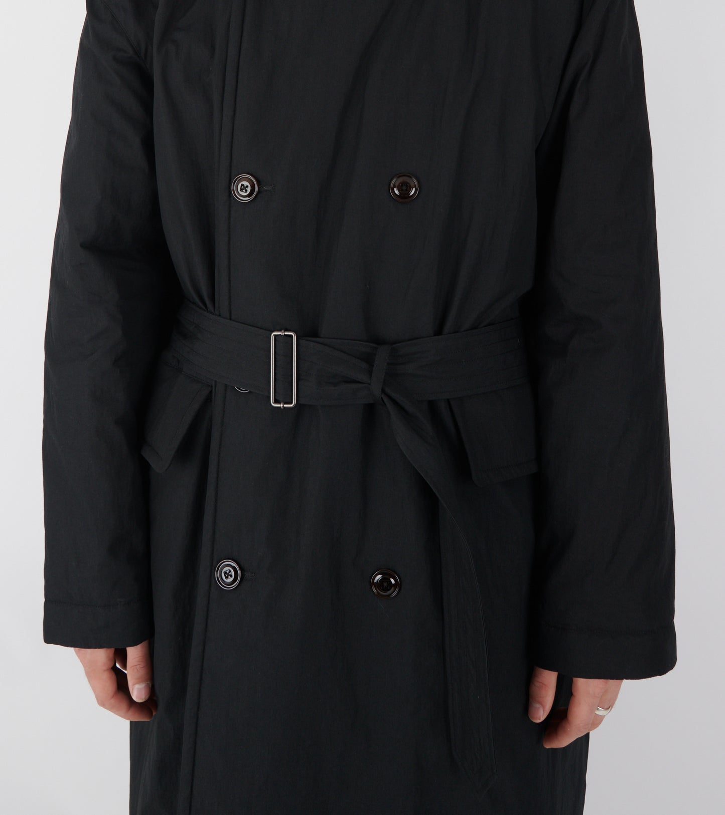 Duvet Trench Black Tide Cotton Nylon