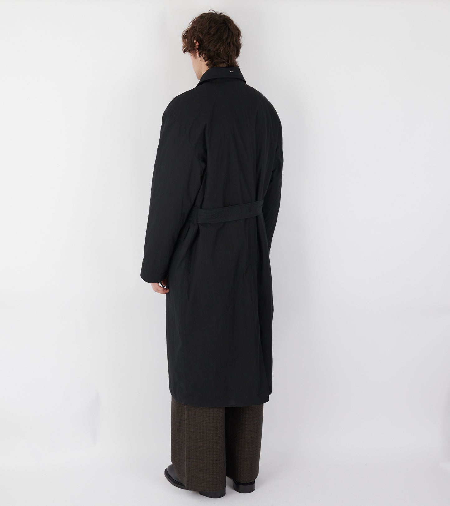 Duvet Trench Black Tide Cotton Nylon