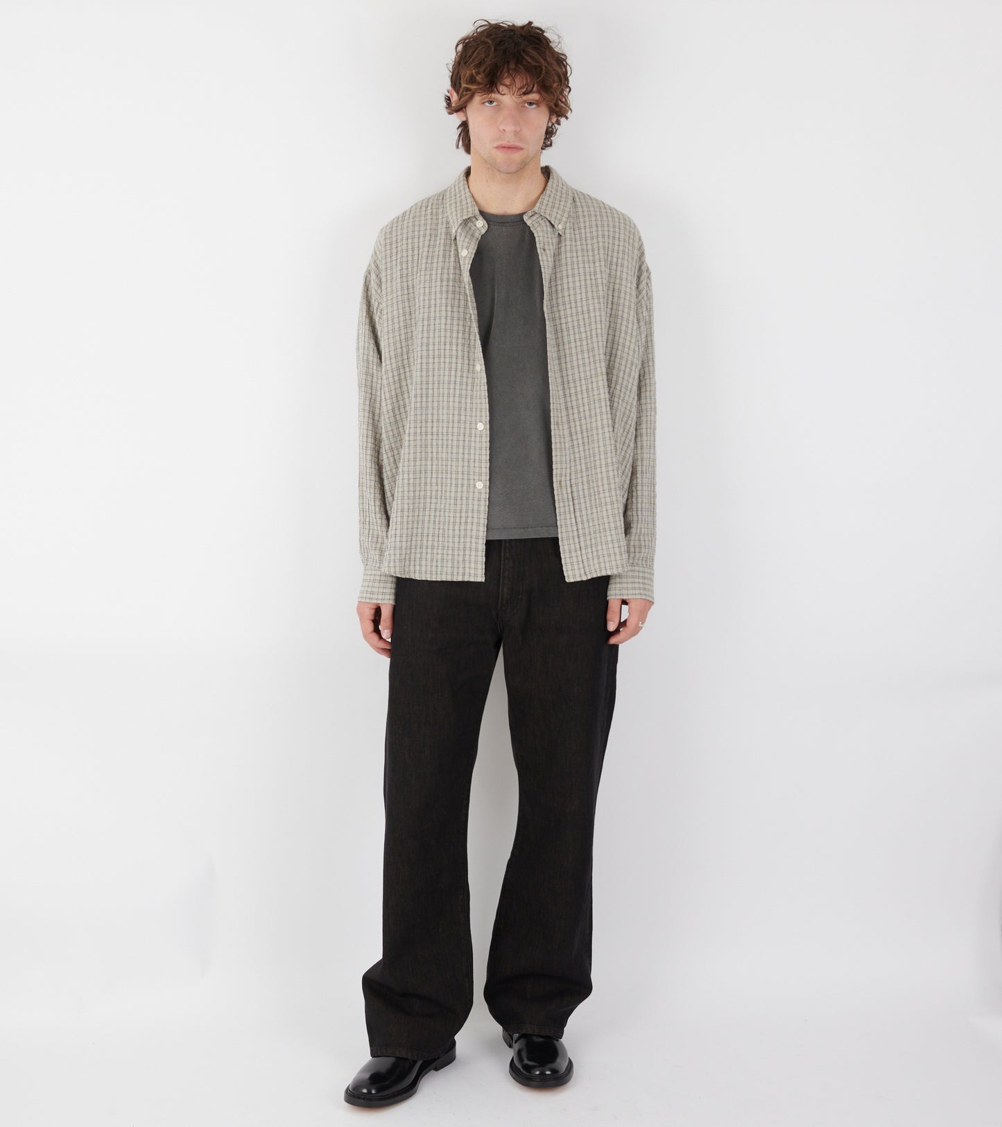 Button Down Shirt Grey Generation Check