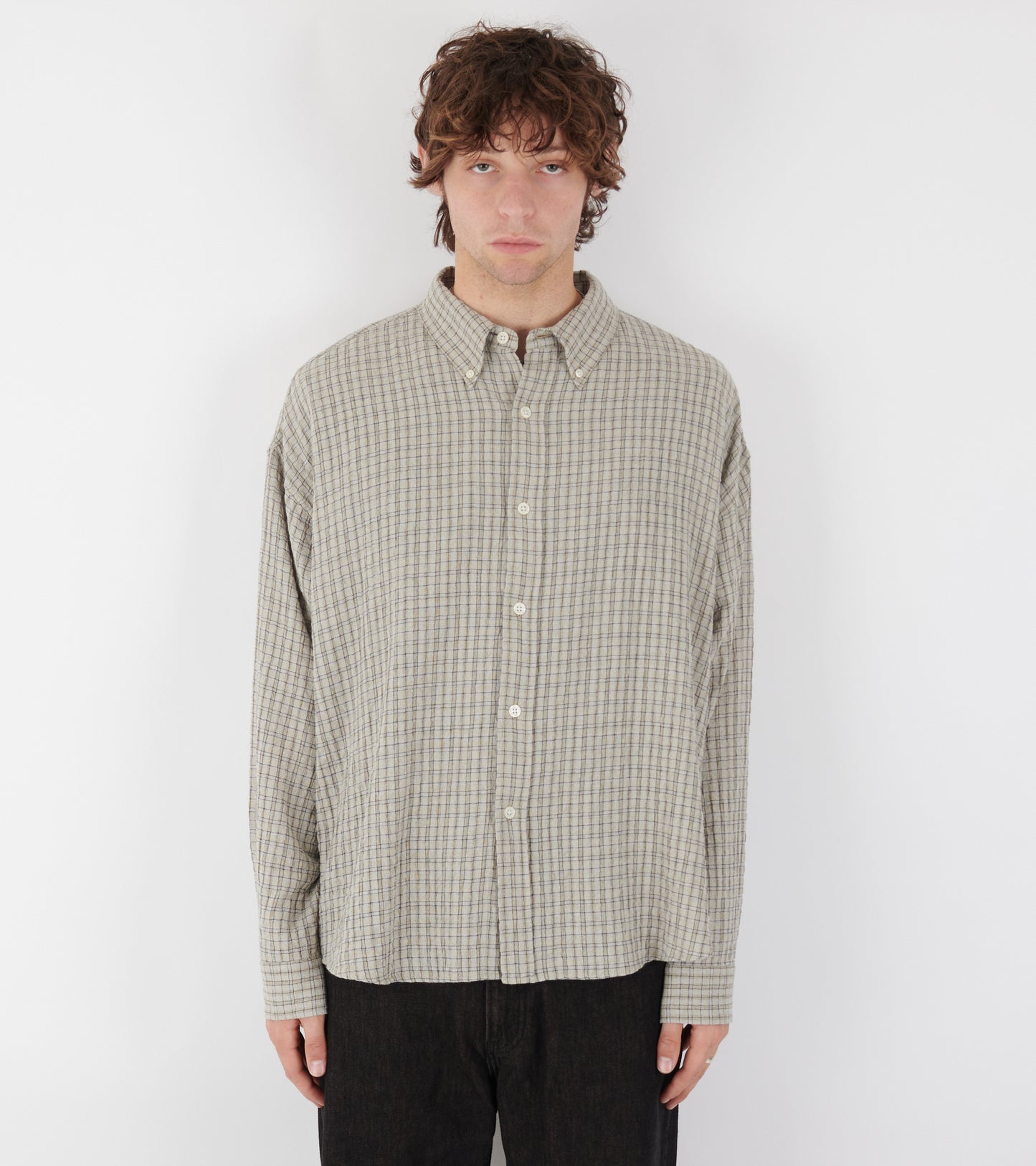 Button Down Shirt Grey Generation Check