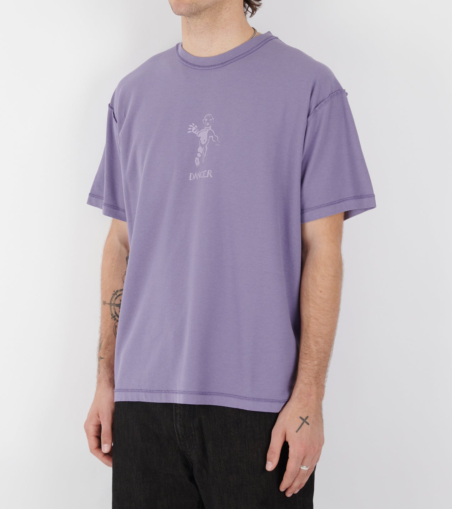 Inside-Out Logo Tee Lavender