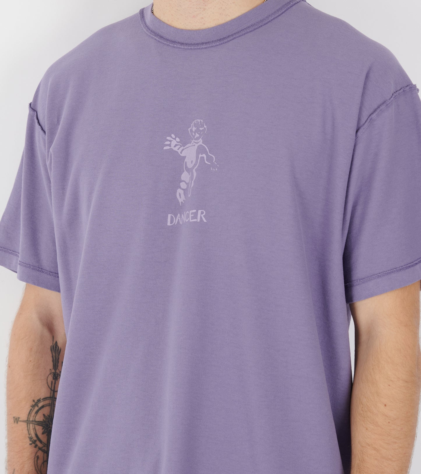 Inside-Out Logo Tee Lavender