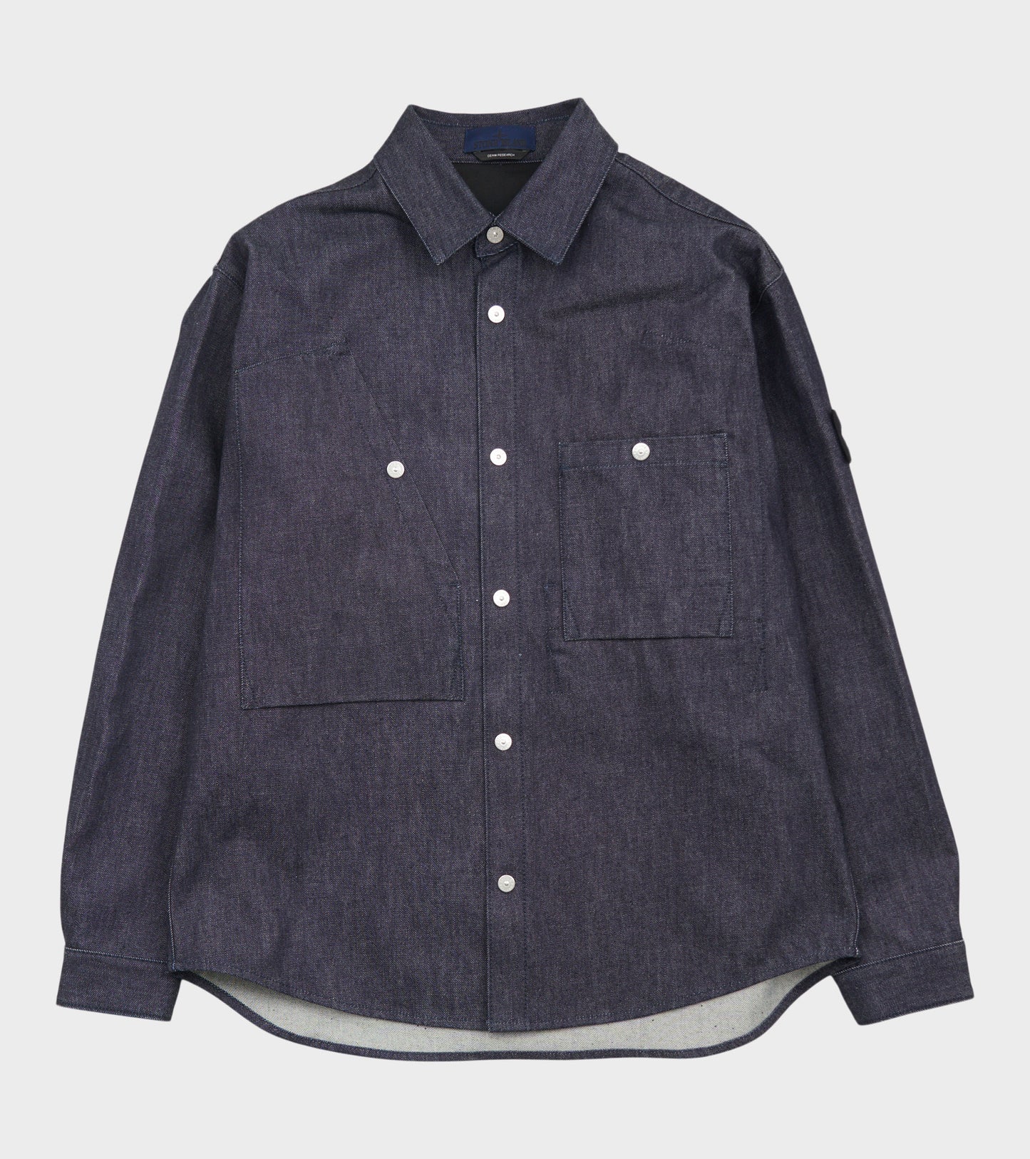 Relaxed Denim Overshirt One Wash Blue