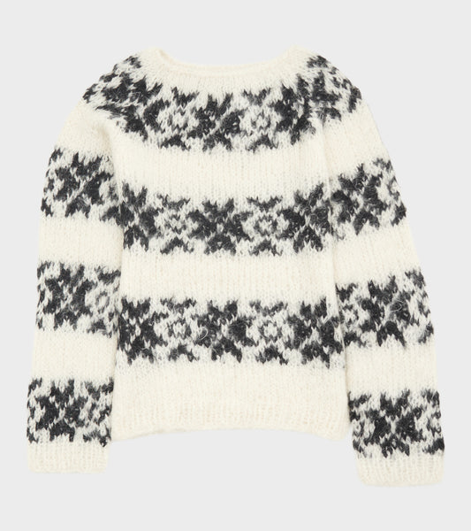 Inka Sweater Off-white/Black