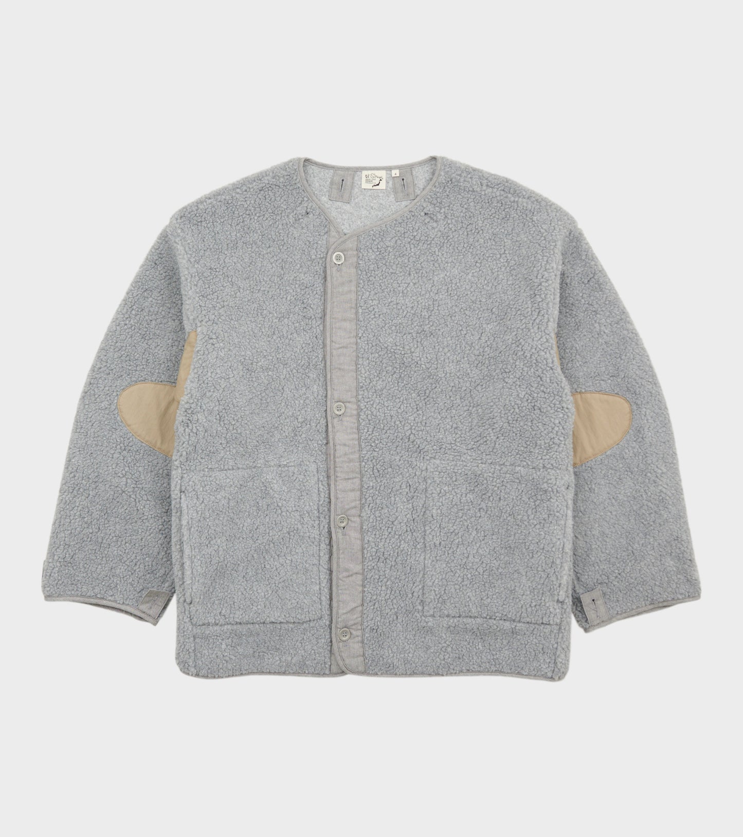 Fish Tail Coat Liner Fleece Grey