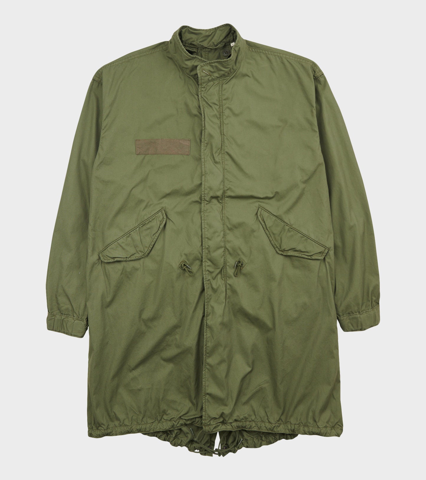 Fish Tail Coat Army Green