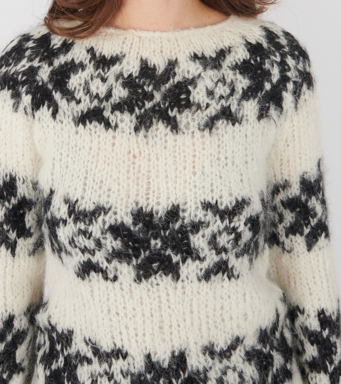 Inka Sweater Off-white/Black