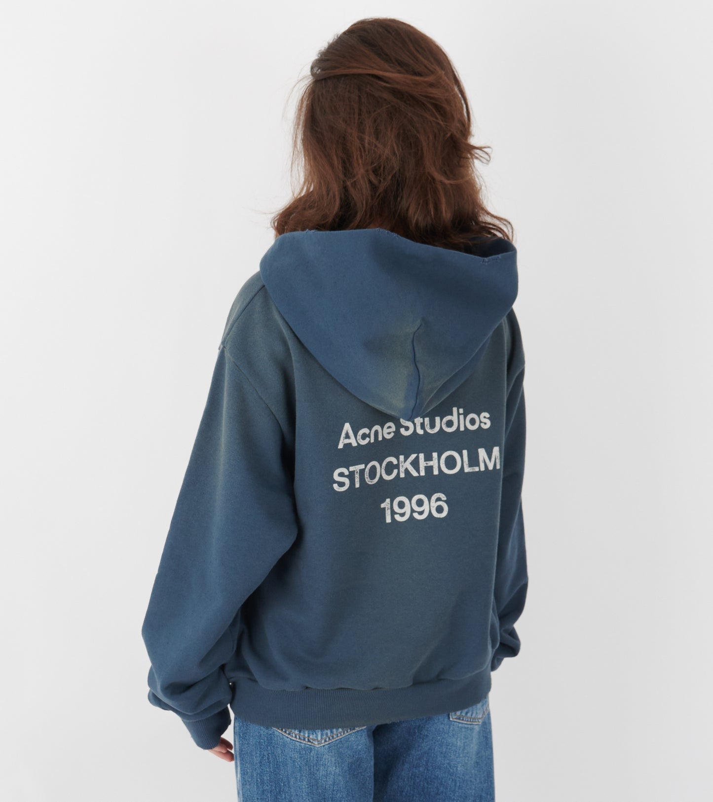 Logo Hooded Sweater Deep Blue