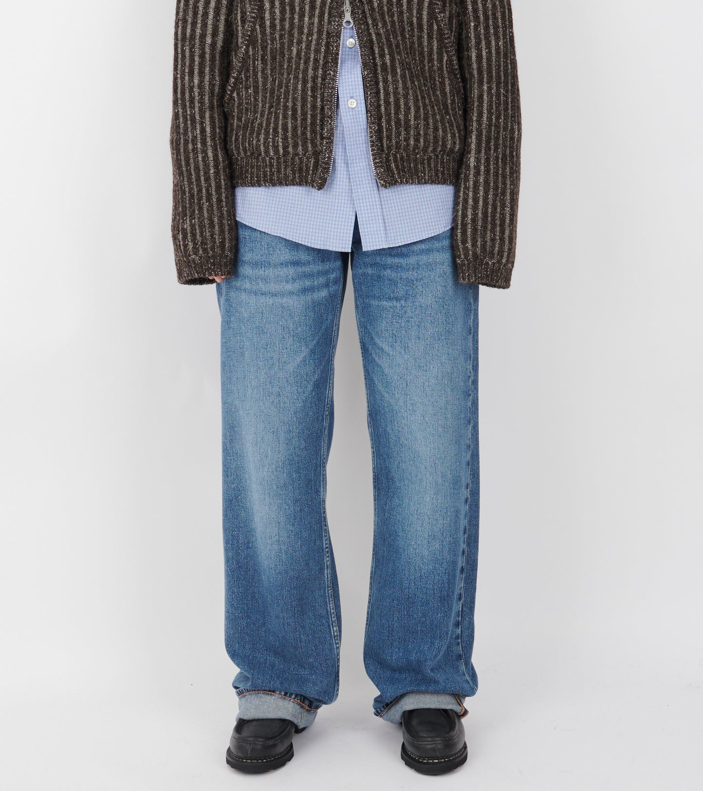W Wata Cut Jeans Rodeo Wash Broken Twill