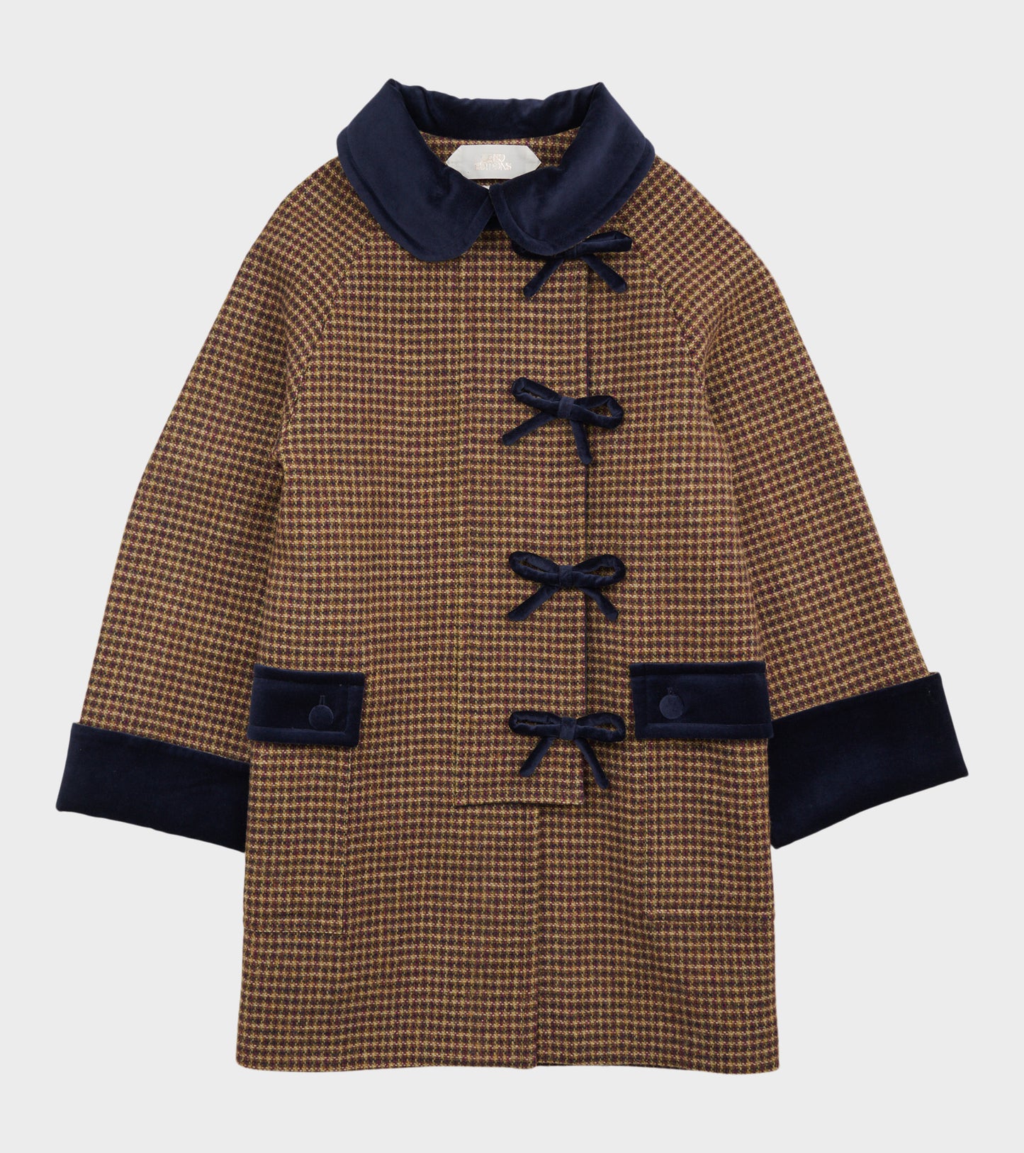 Thea Coat Harris Tweed Purple