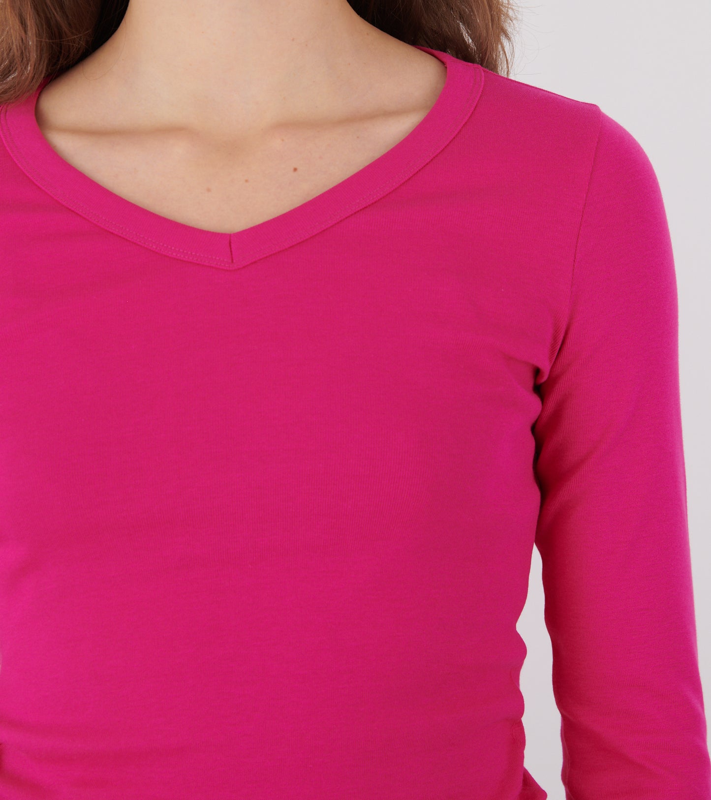 Jill Longsleeve Fuchsia