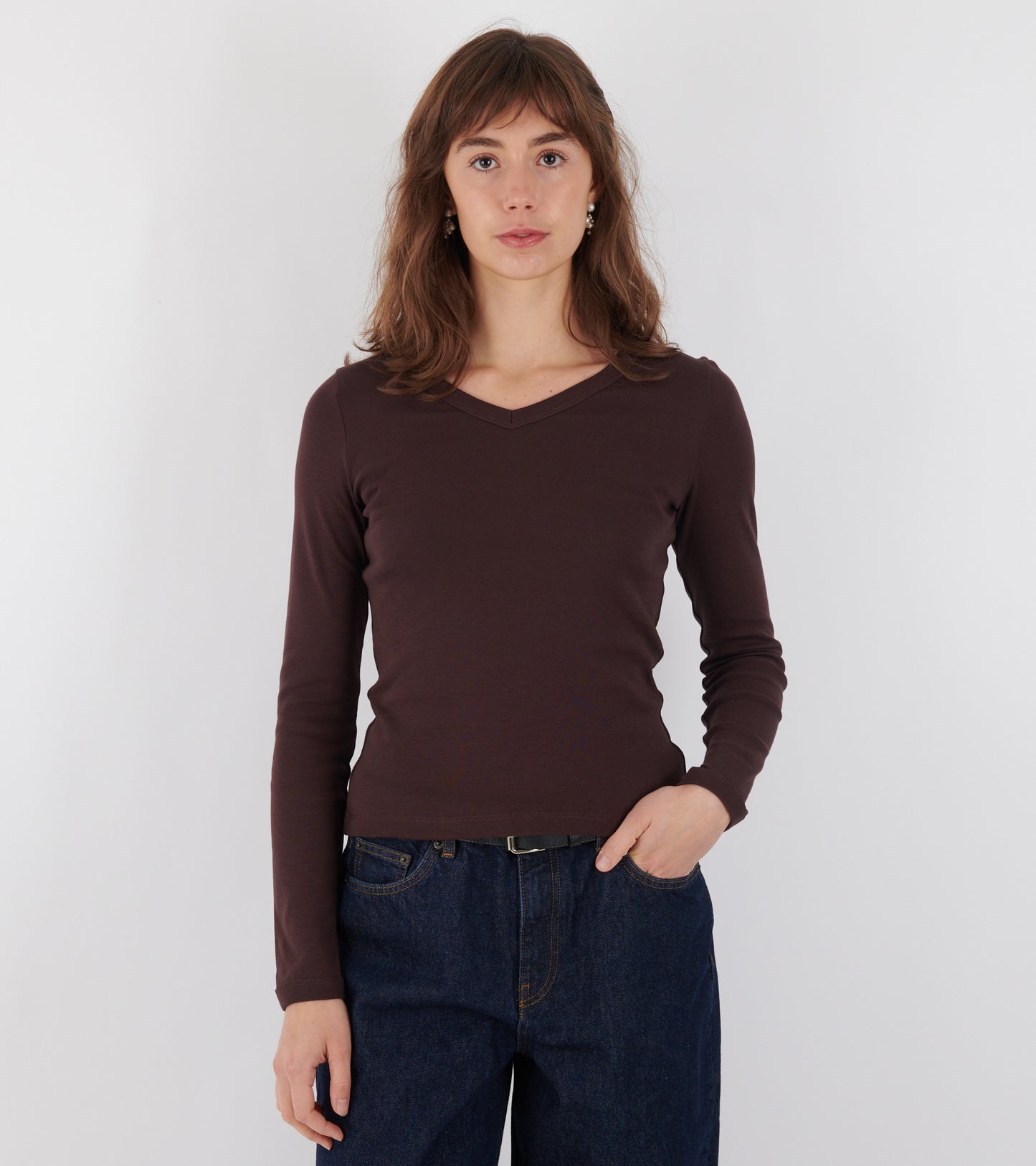 Jill Longsleeve Choco Plum