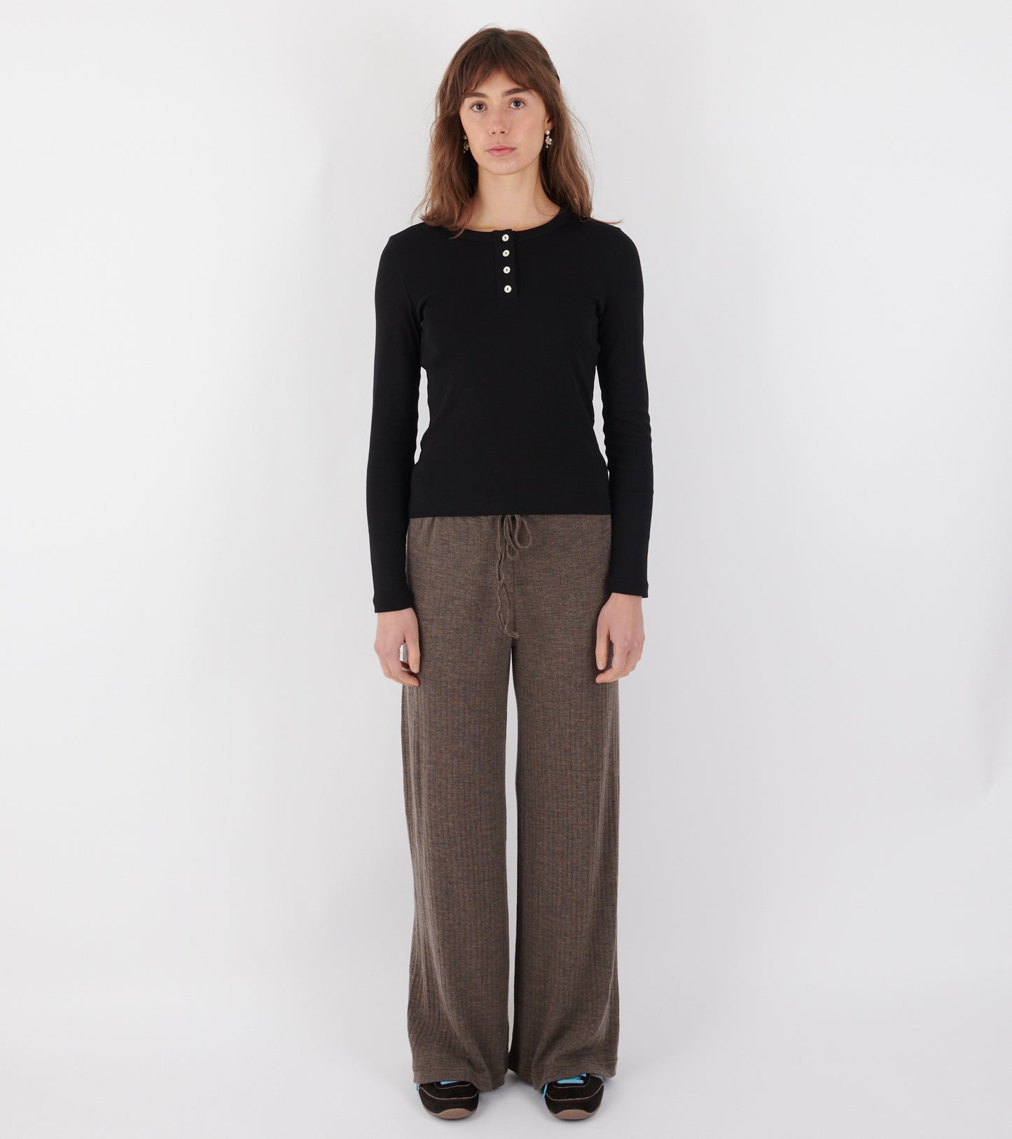 Nova Pants Wool Brown
