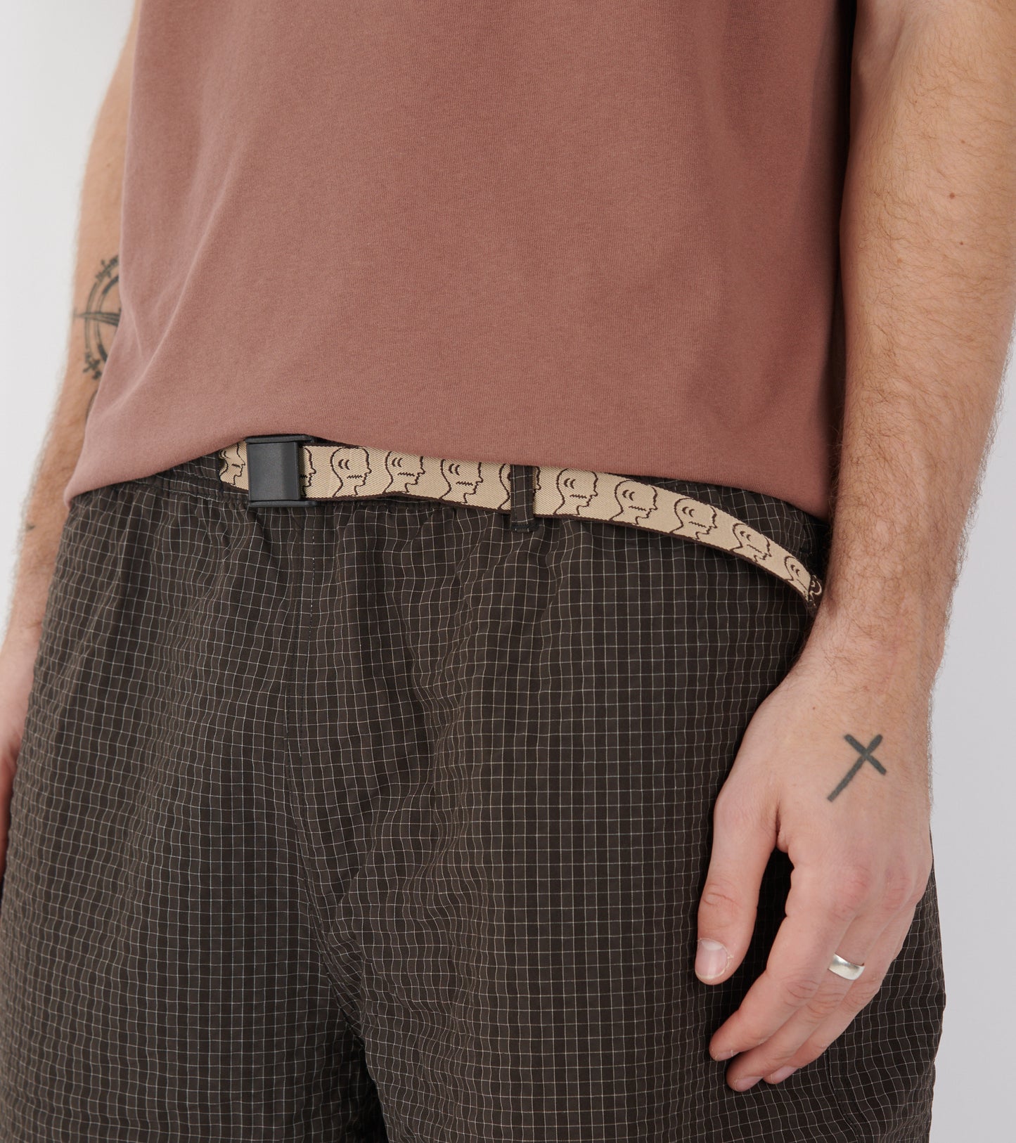 Nylon Ripstop Equipment Shorts Chocolate