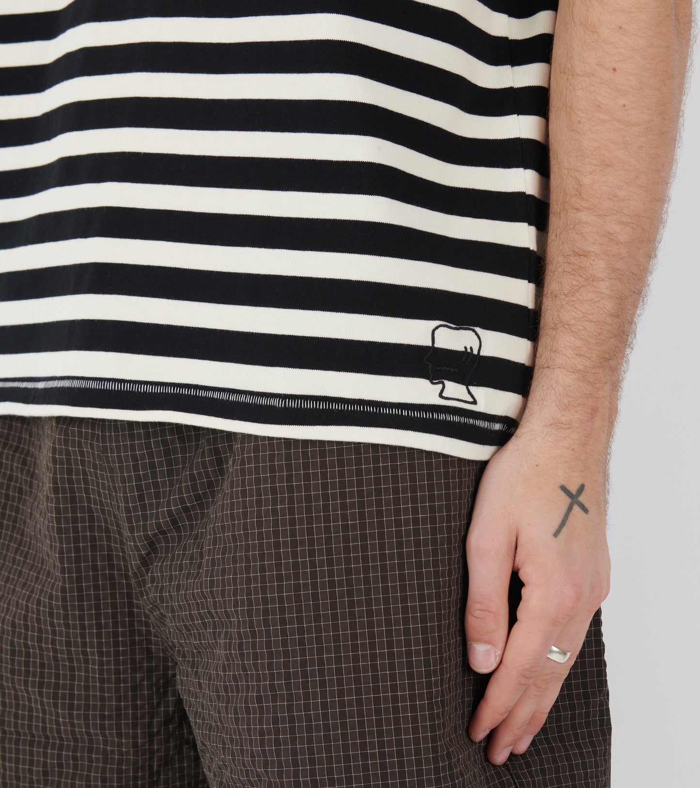 Heavyweight Stripe T-shirt Black/White