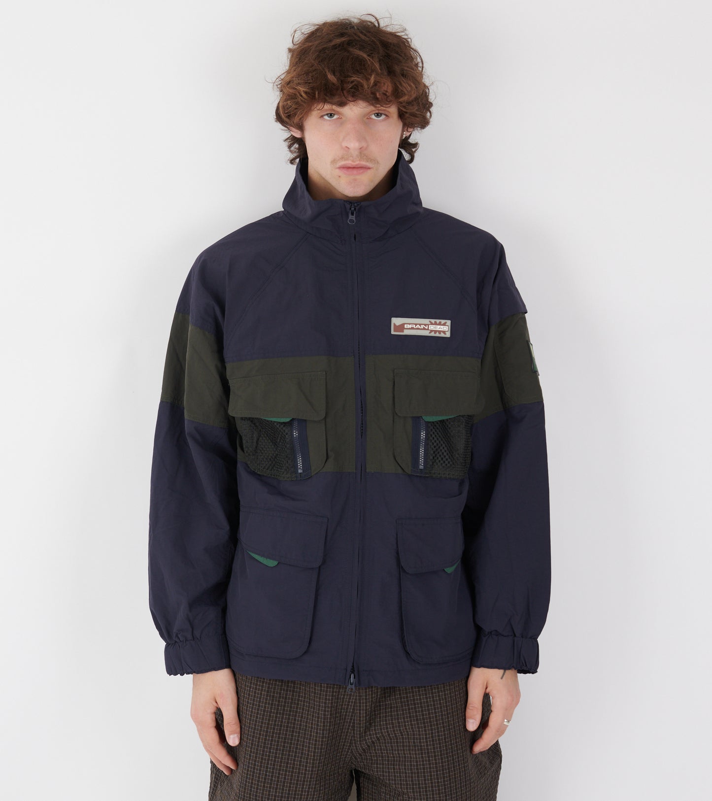 Paneled Snow Jacket Navy