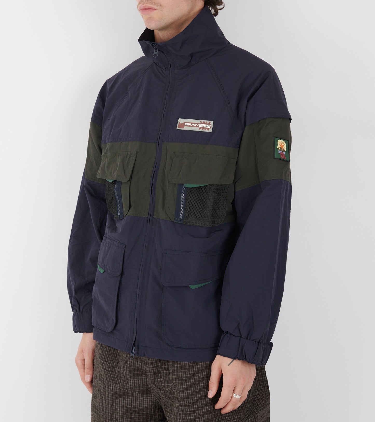 Paneled Snow Jacket Navy