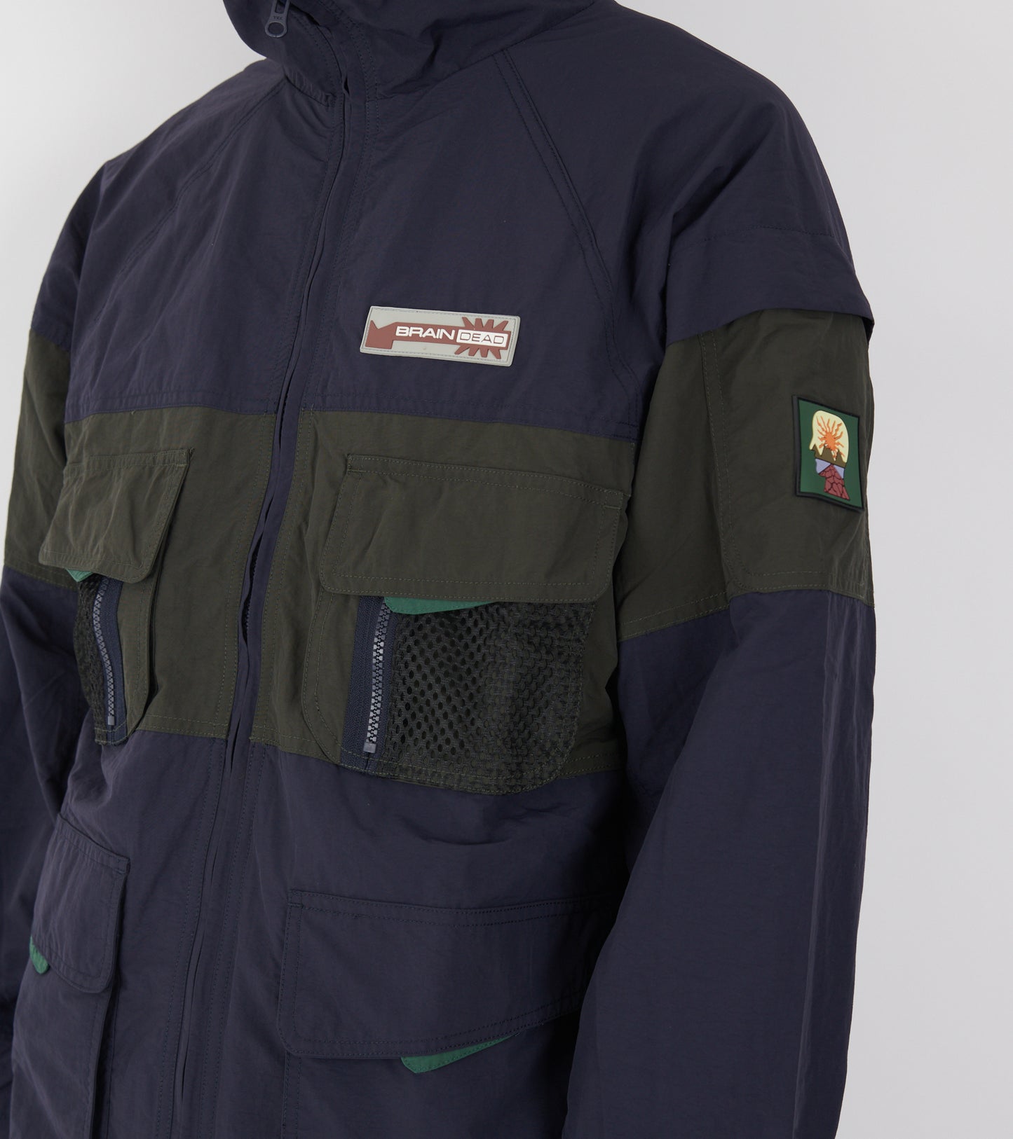 Paneled Snow Jacket Navy