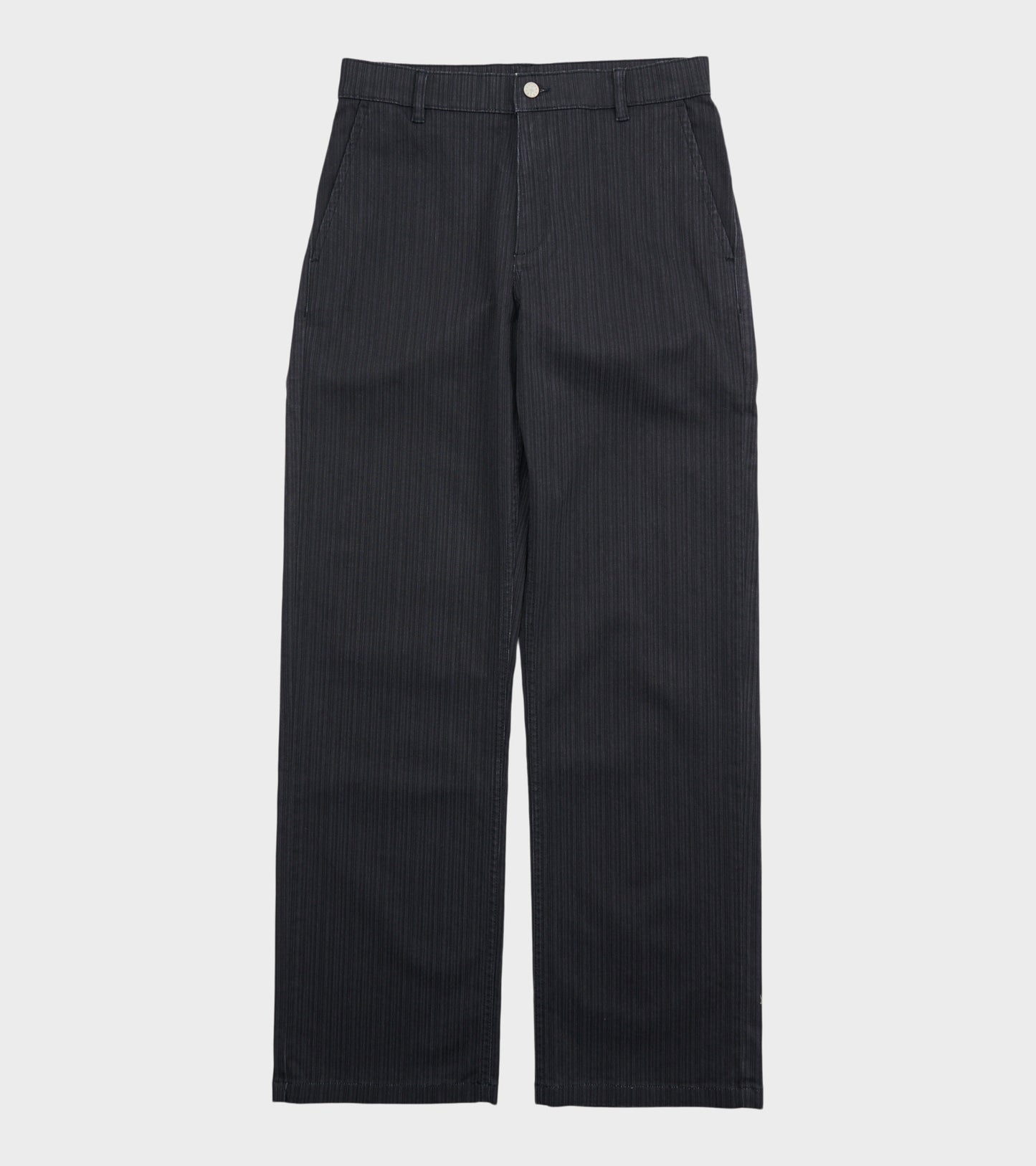 Ensu Striped Trousers Dark Grey