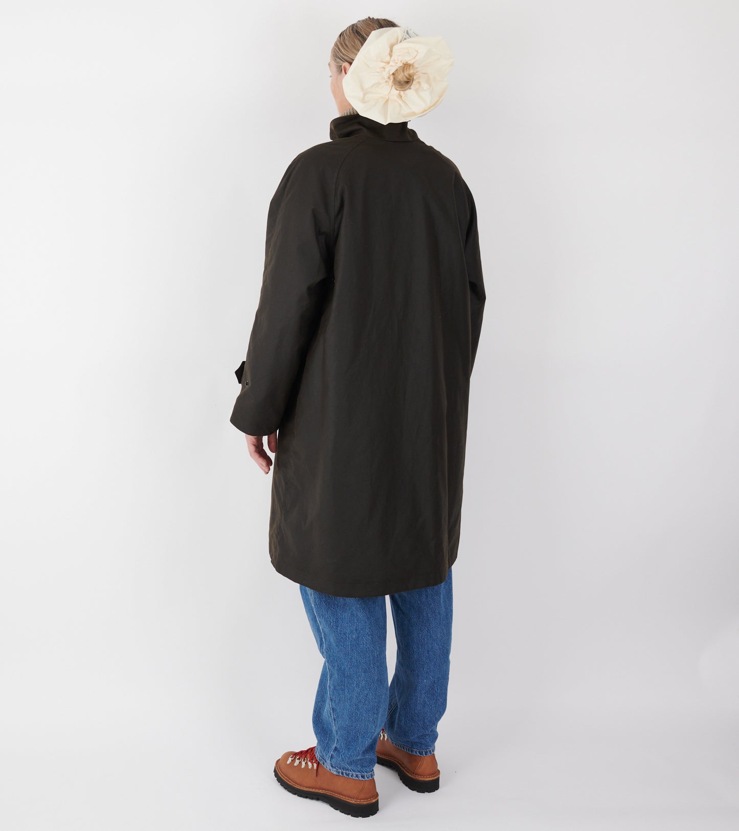 Oilskin Coat Dark Brown