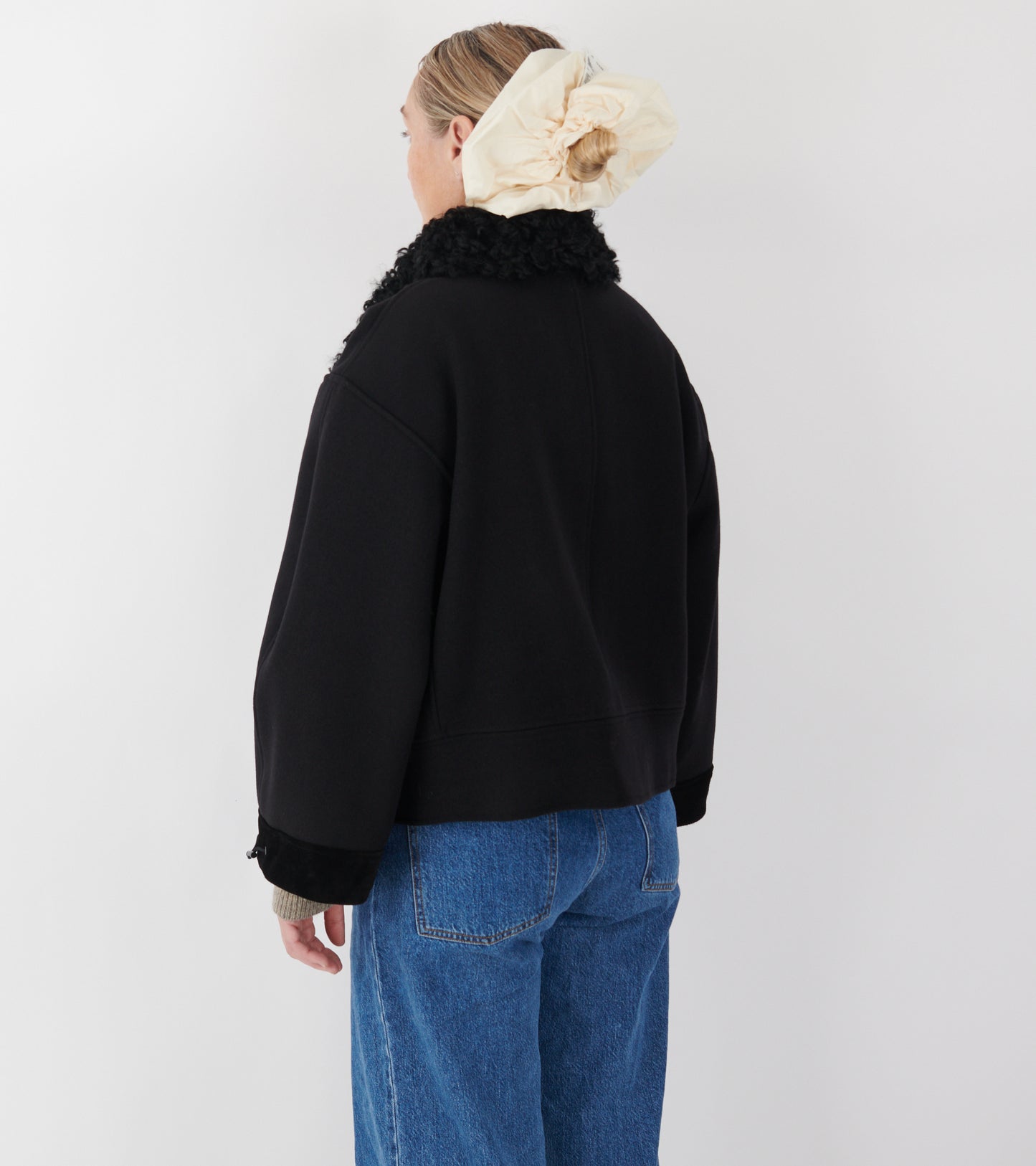 Hainsworth Wool Officer Jacket Black