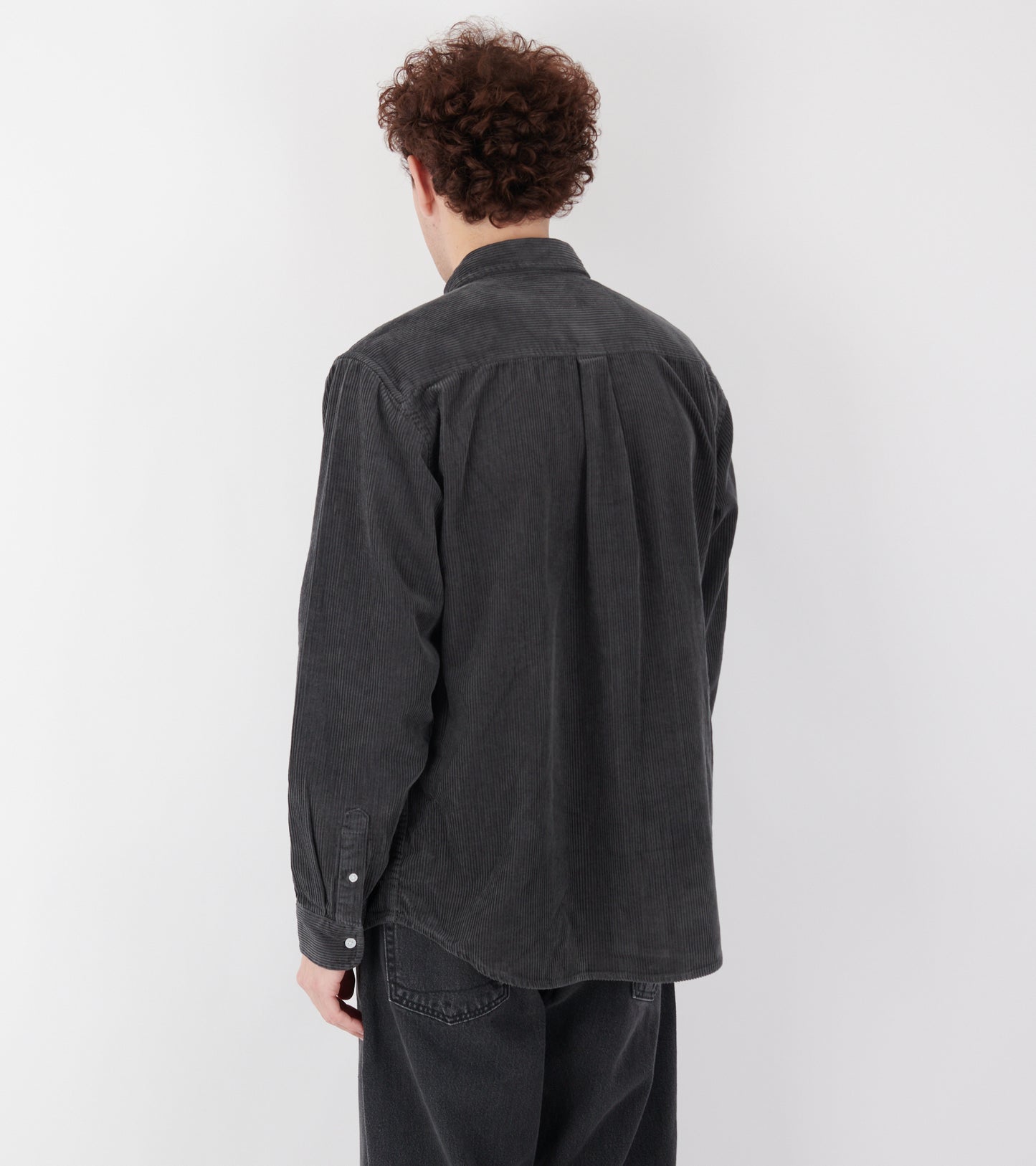 L/S Madison Cord Shirt Graphite
