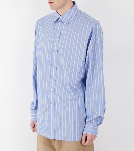 Striped Cotton Shirt Blue Mix