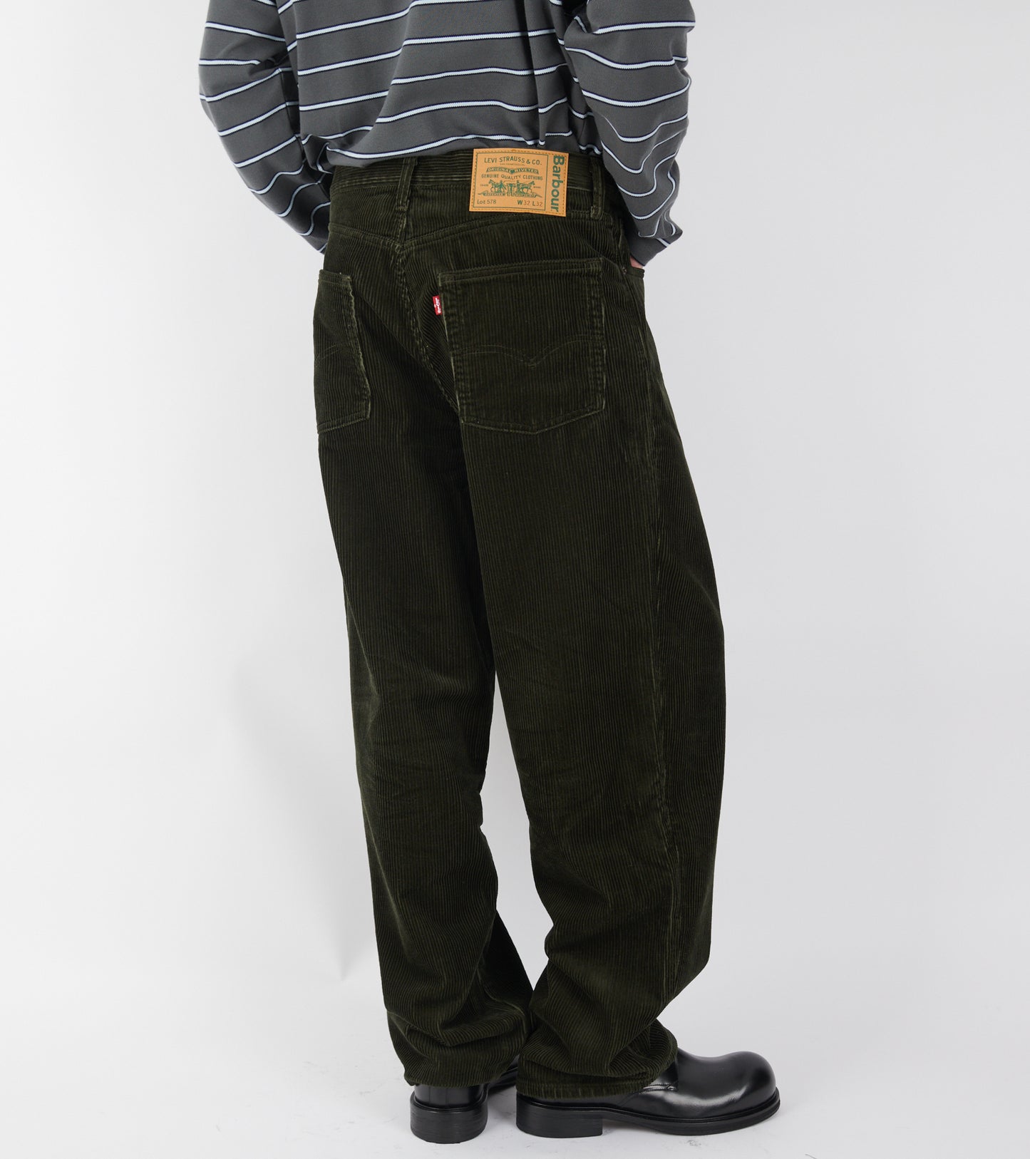 Pleated Corduroy Pants Rosin