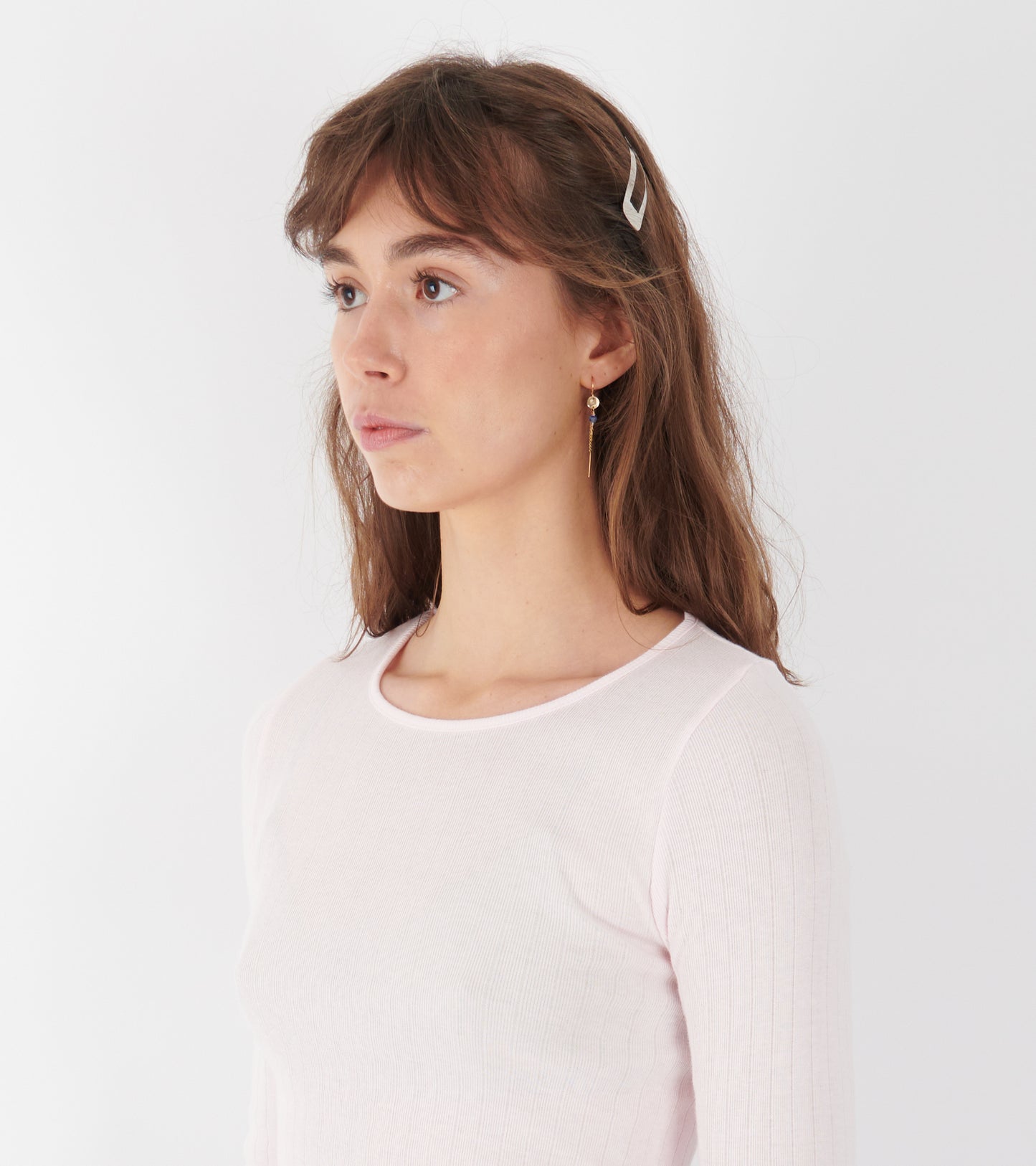 Nida Earring Blue Aventurin