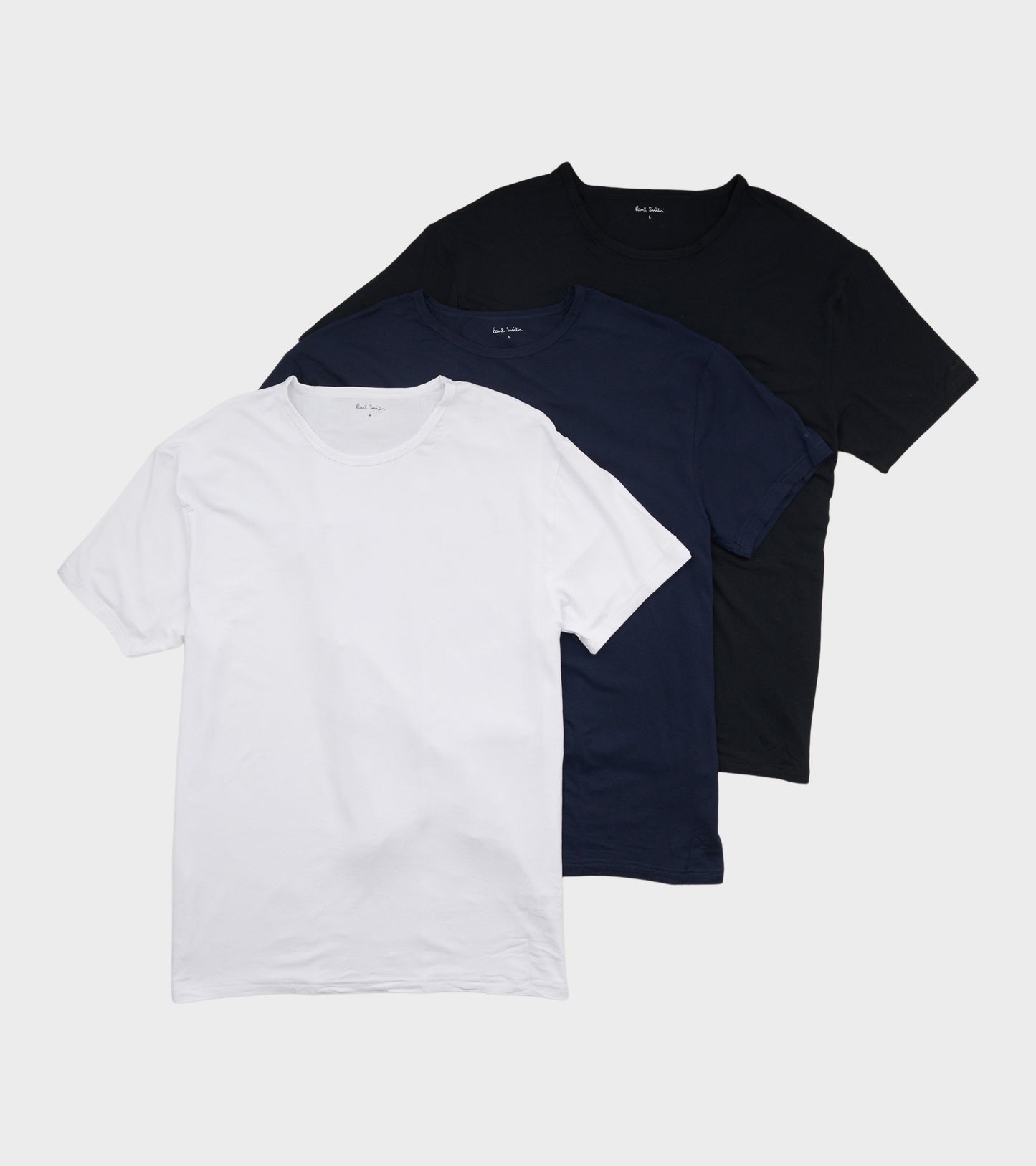Modal T-shirt 3-pack Navy/White/Black