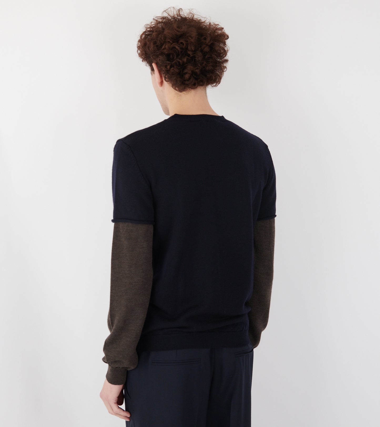 Cobre Layered Sweater Navy