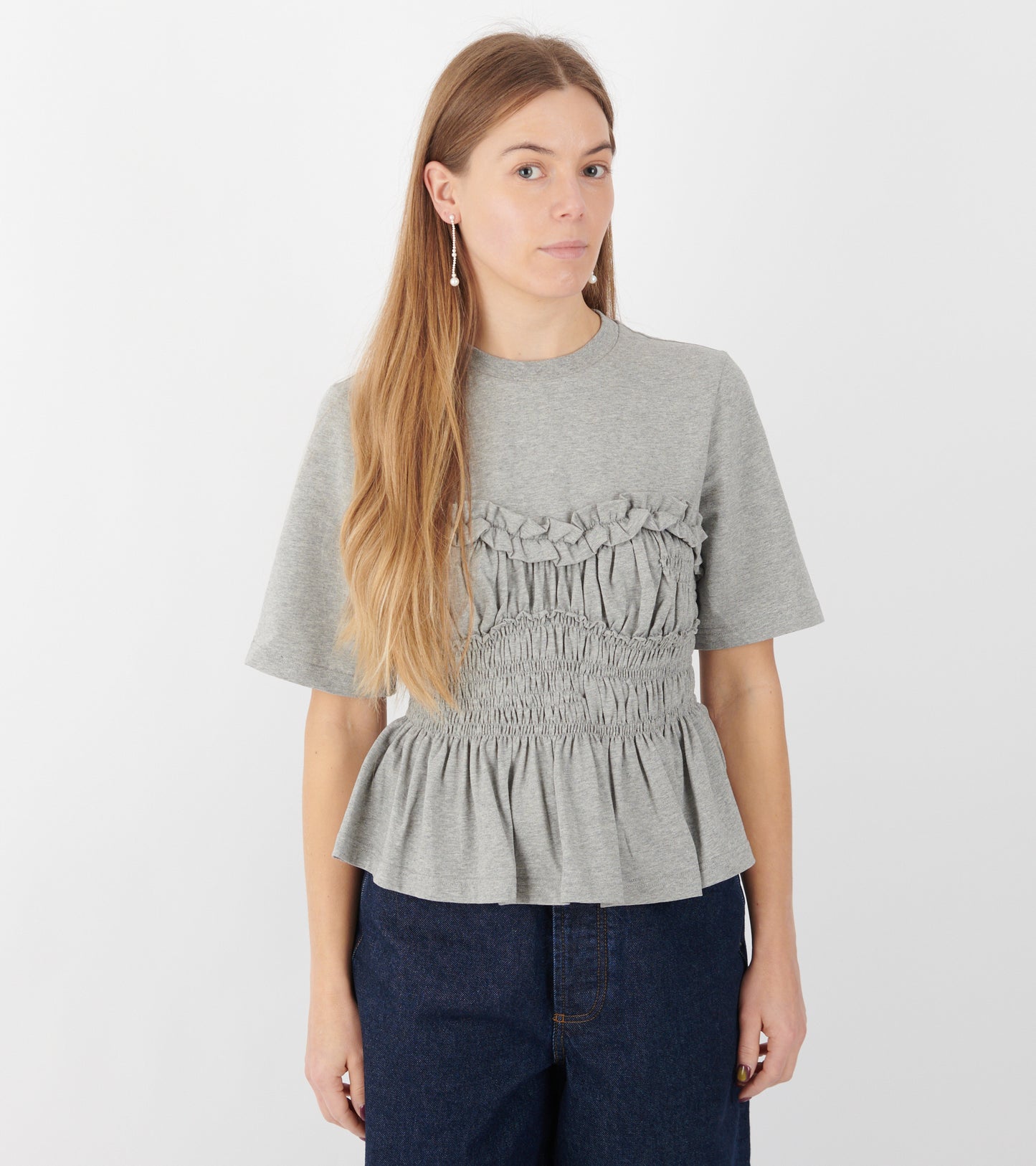 Promenade de Claude Earrings Freshwater Pearls