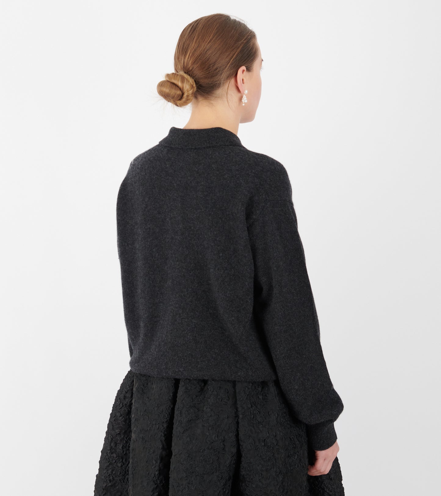 Edie Polo Shirt Charcoal Grey